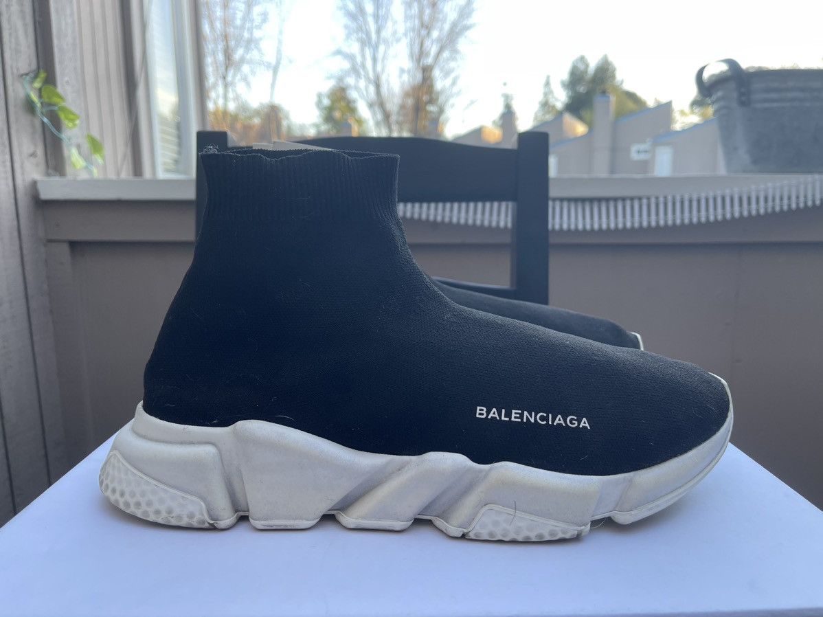 Balenciaga Balenciaga Speed Trainer Black White Size 43 OG/BEST VERSION Size US 10 / EU 43 - 6 Thumbnail