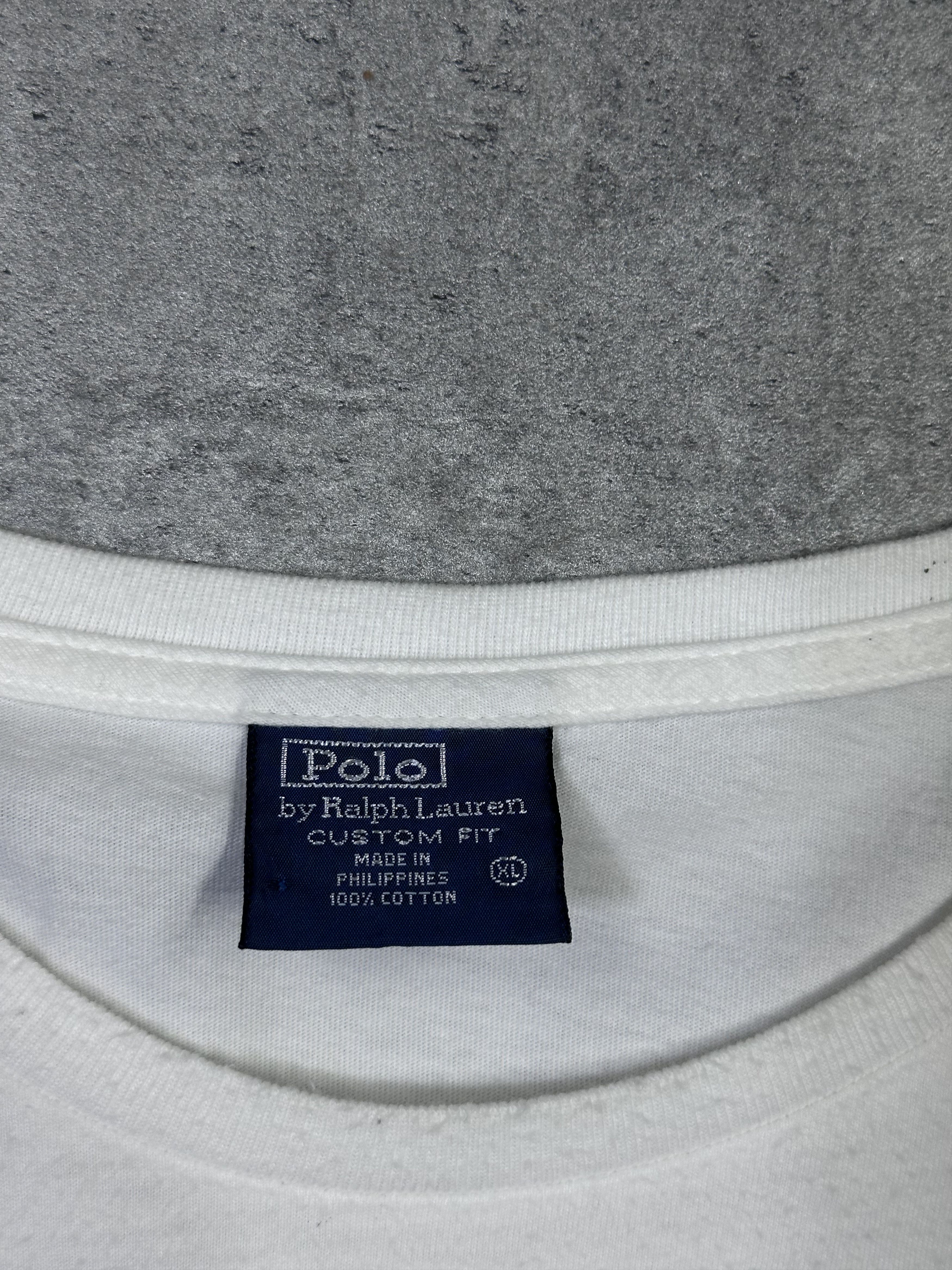 Polo Ralph Lauren Polo ralph lauren white tshirt polo Size US XL / EU 56 / 4 - 3 Thumbnail