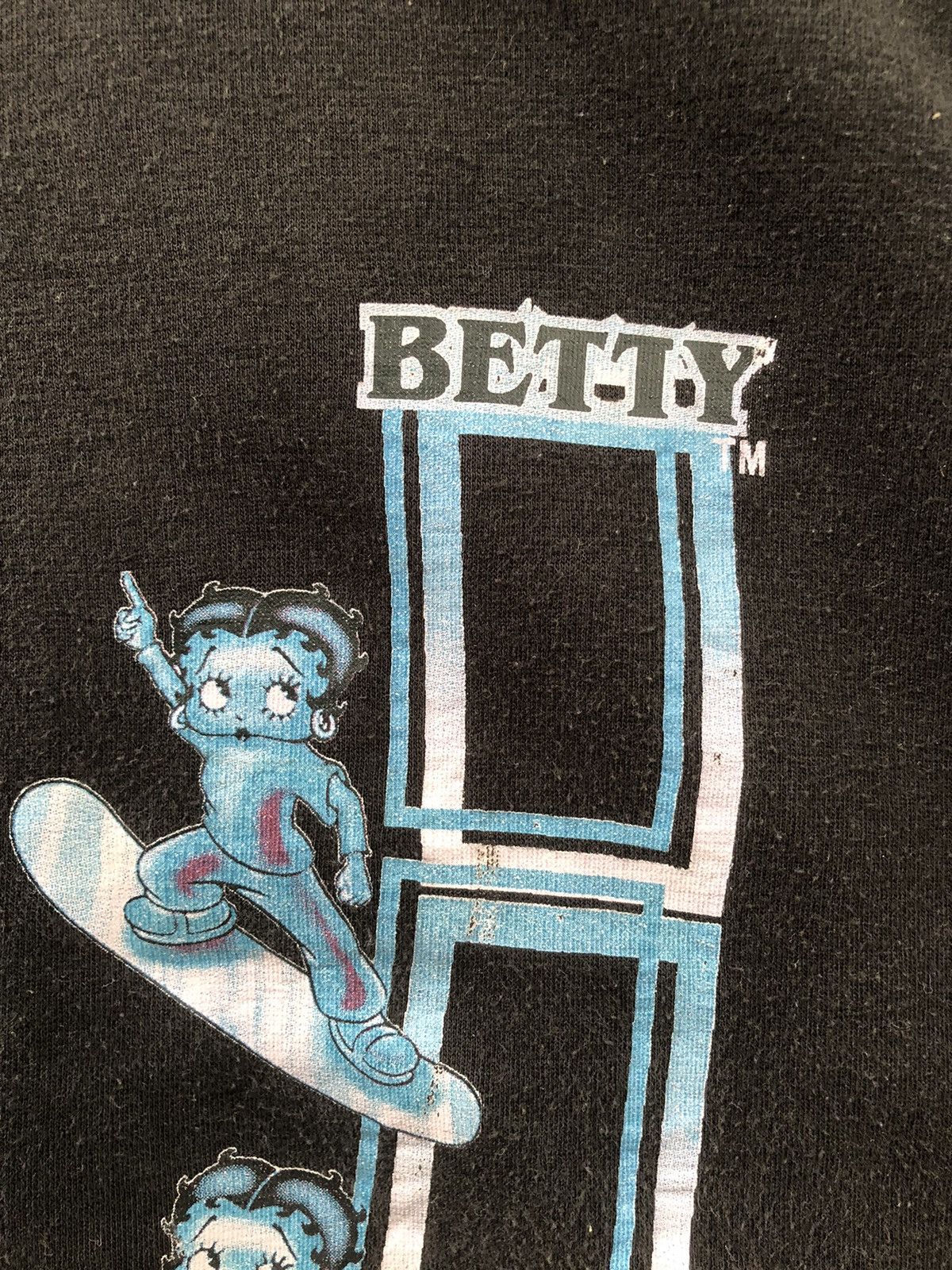 Cartoon Network × Japanese Brand × Vintage Vintage Y2K Betty Boop Snowboard Backhit Tshirt Size US L / EU 52-54 / 3 - 14 Thumbnail