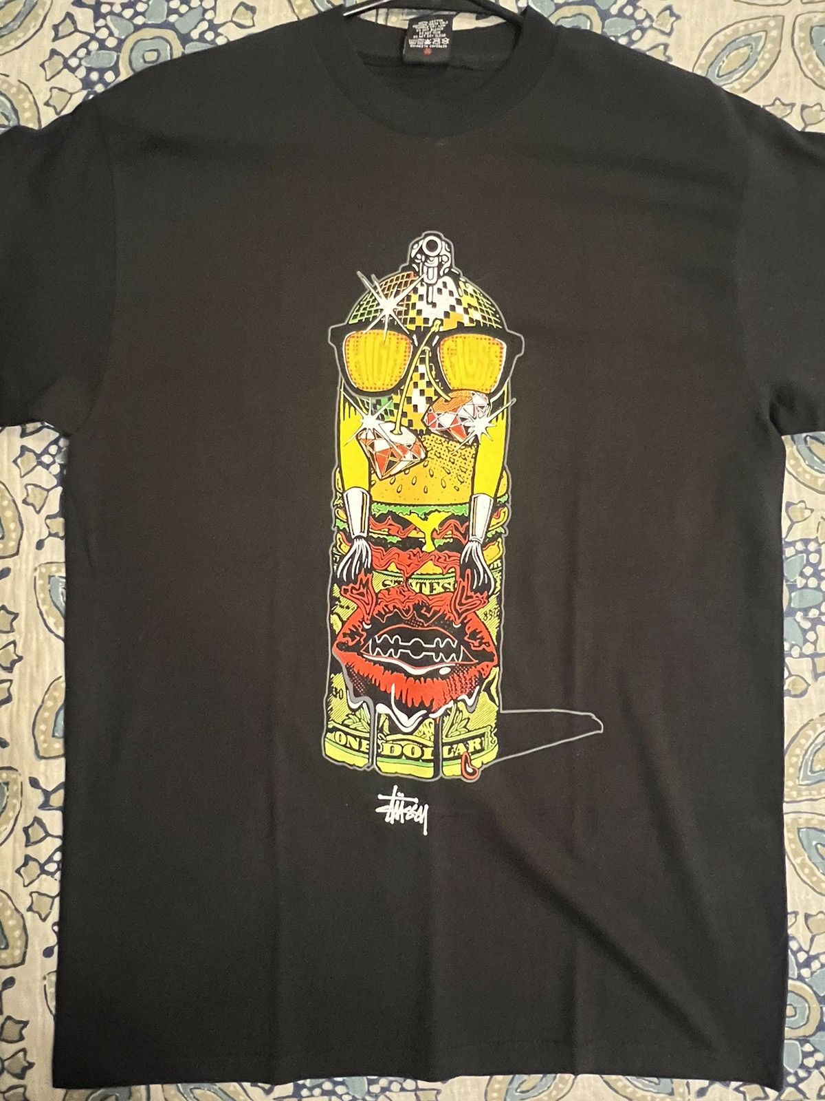 Stussy Stussy Gear High Gloss One Dollar tee size MD Size US M / EU 48-50 / 2 - 1 Thumbnail