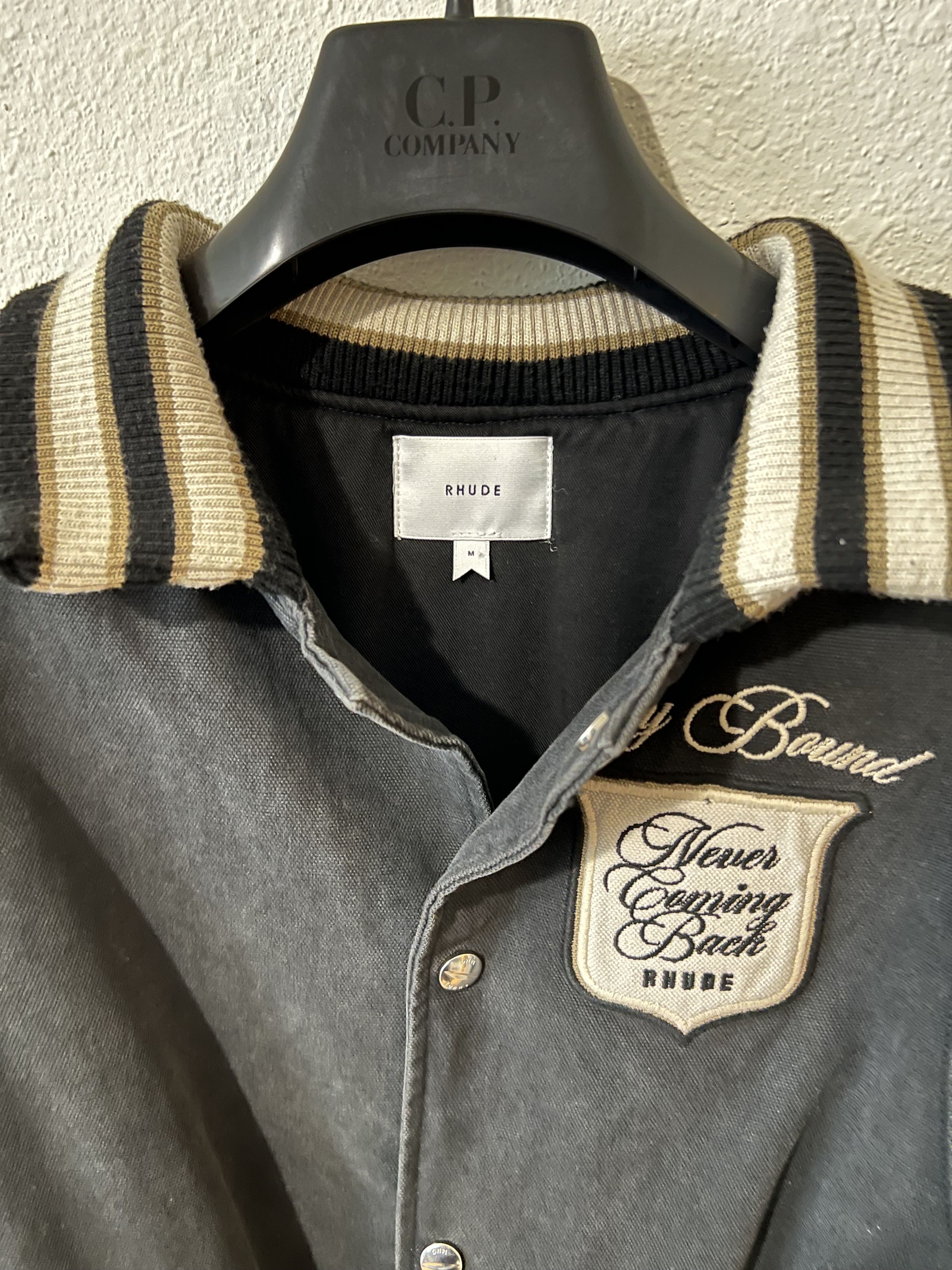 Rhude Vintage Canvas Varsity Jacket Size US M / EU 48-50 / 2 - 2 Thumbnail