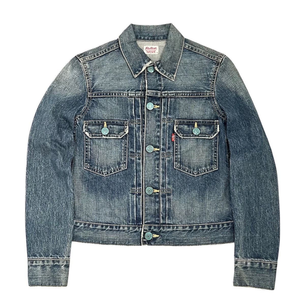 Levi's Vintage Clothing 2000s Style Levi's Red Loop Denim Jacket Type ...