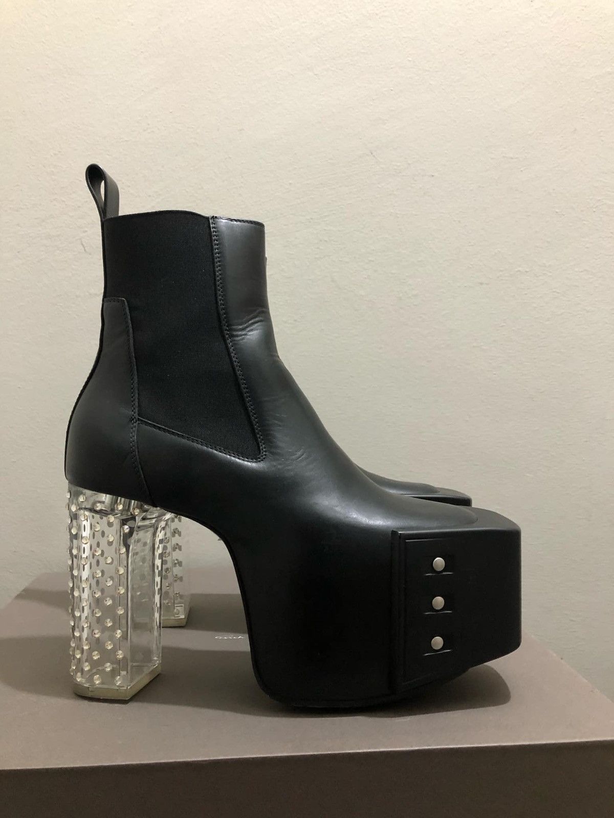 Rick Owens RICK OWENS LEATHER BOOTS Size US 7 / IT 37 - 1 Thumbnail