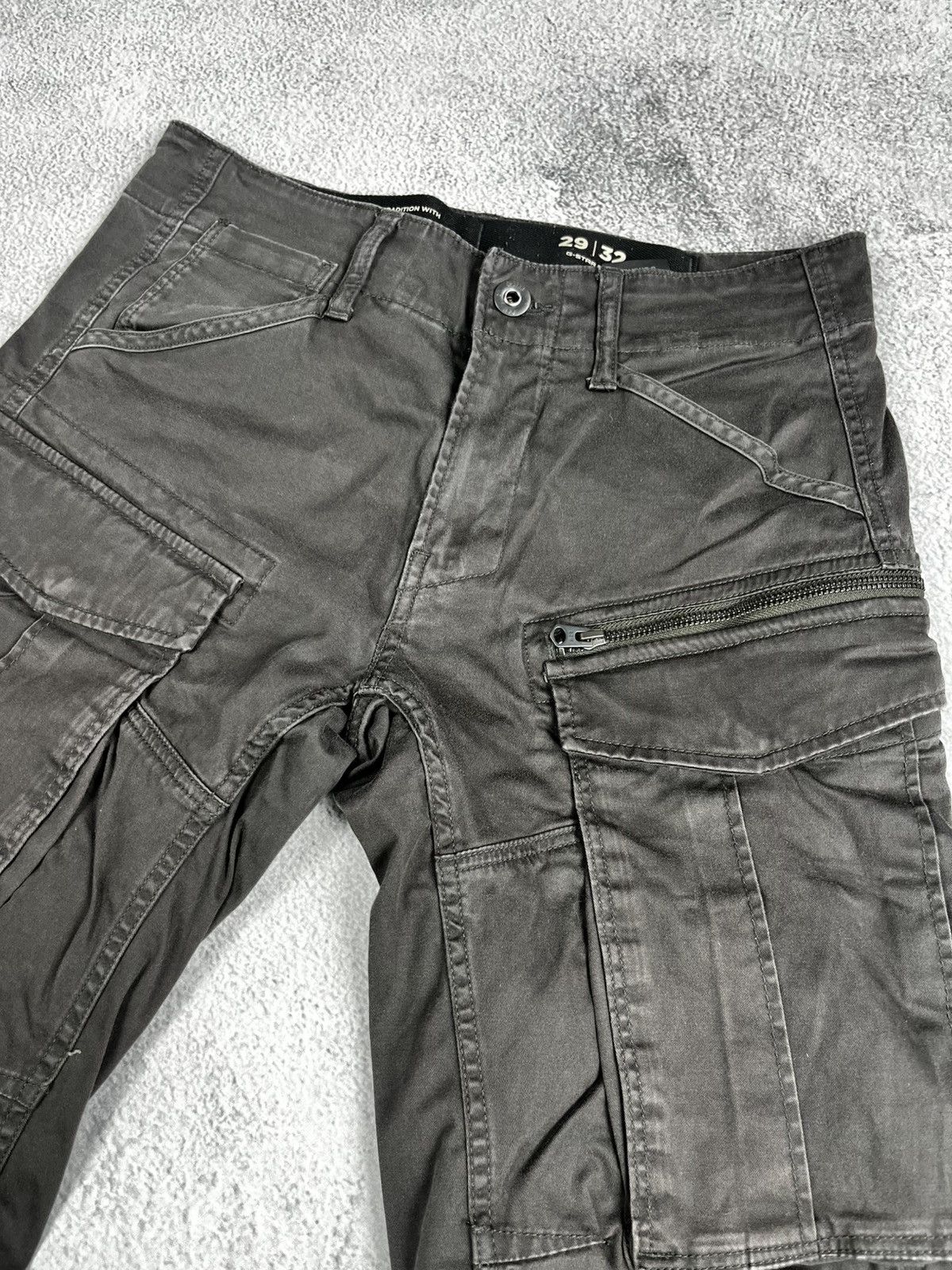 G-Star G-Star Raw Rovic Zip 3D Regular Tapered Cargo Pants Size US 29 - 3 Thumbnail