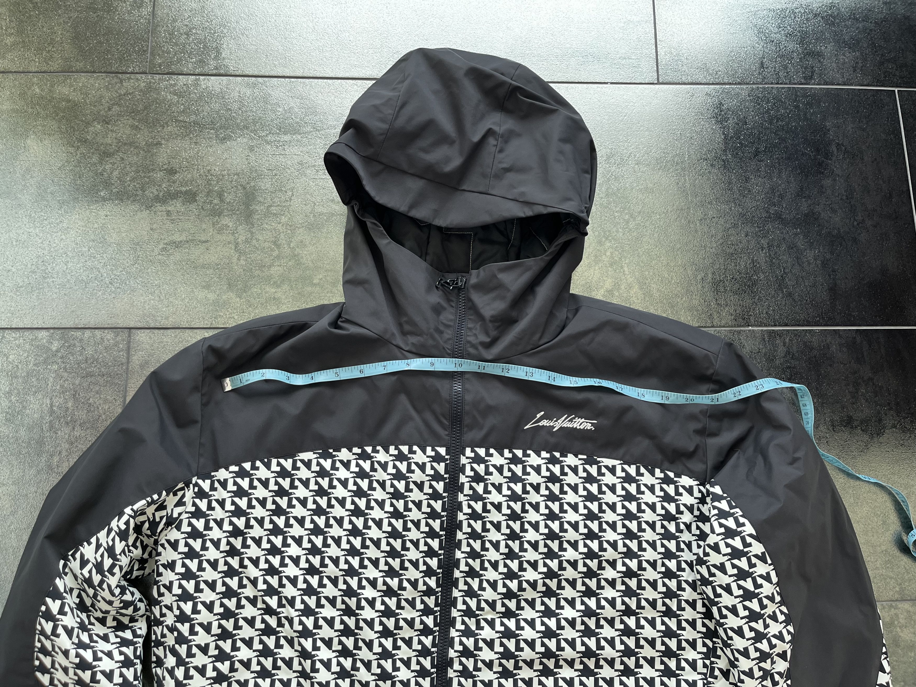 Louis Vuitton Bicolor Dove Houndstooth Hooded Padded Jacket Size US M / EU 48-50 / 2 - 2 Thumbnail