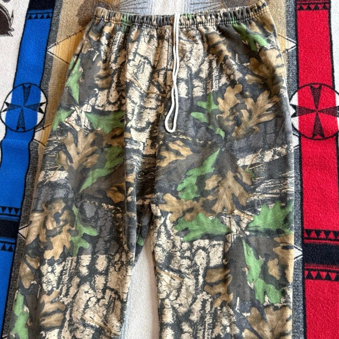 Jerzees VINTAGE Jerzees Sweatpants Camouflage 2XL Pants Mens Brown Camouflage 90s Grunge Skate Hunting Outdoor Size US 39 - 6 Thumbnail