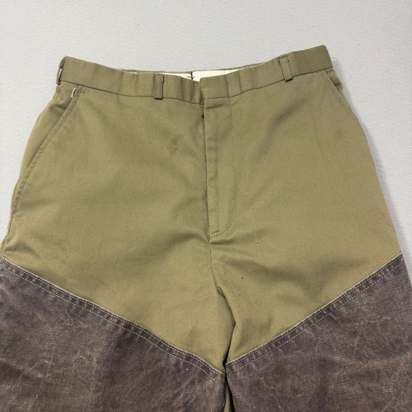 Vintage Vintage Staffords Hunting Pants 30x36 Green Two Tone Canvas Size US 30 / EU 46 - 3 Thumbnail