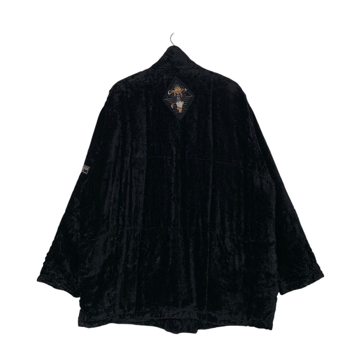 Hardy Amies HARDY AMIES LONDON Embroidery Logo Velvet Jacket #1863-C81 Size US L / EU 52-54 / 3 - 7 Thumbnail