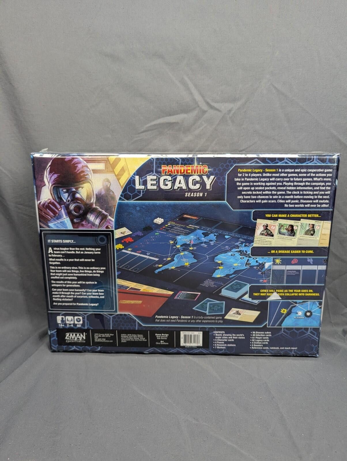 Other Pandemic Legacy Season 1 Board Game Z-Man Games New Sealed Size ONE SIZE - 2 Thumbnail