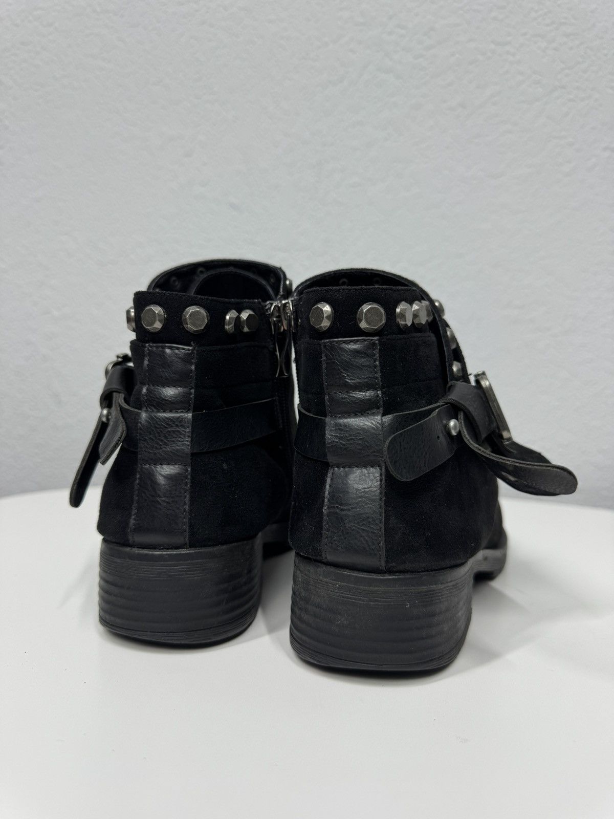 Hedi Slimane Vintage Leather Boots Y2k AS 98 Avantgarde Ankle Suede Size US 8 / IT 38 - 8 Thumbnail