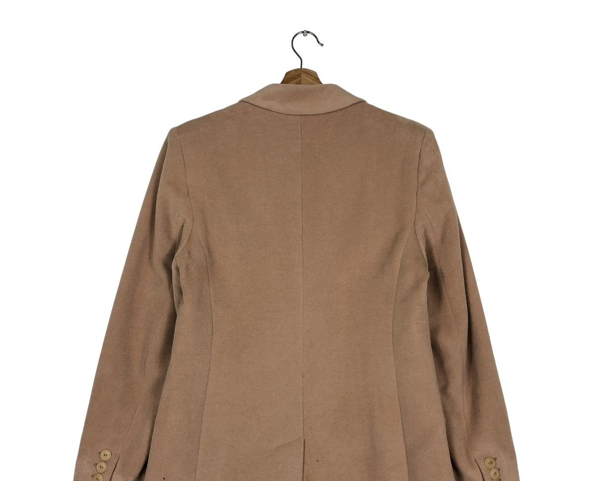 Japanese Brand 🔥VINTAGE LONG JACKET WOOL HERRINGBONE MAX MARA Size M / US 6-8 / IT 42-44 - 10 Thumbnail