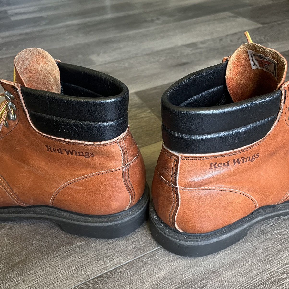 Red Wing Vintage 1990s Red Wing Shoes Leather Boots Brown Model 207 Size US 9.5 / EU 42-43 - 4 Thumbnail