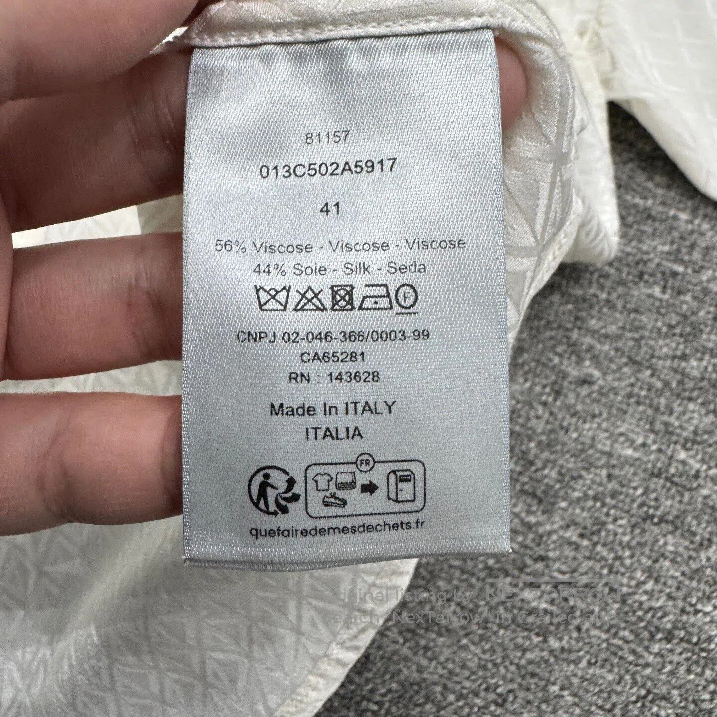 Dior Dior size41 CDlogo printed on a silk shirt made from silkwo Size US XS / EU 42 / 0 - 5 Thumbnail