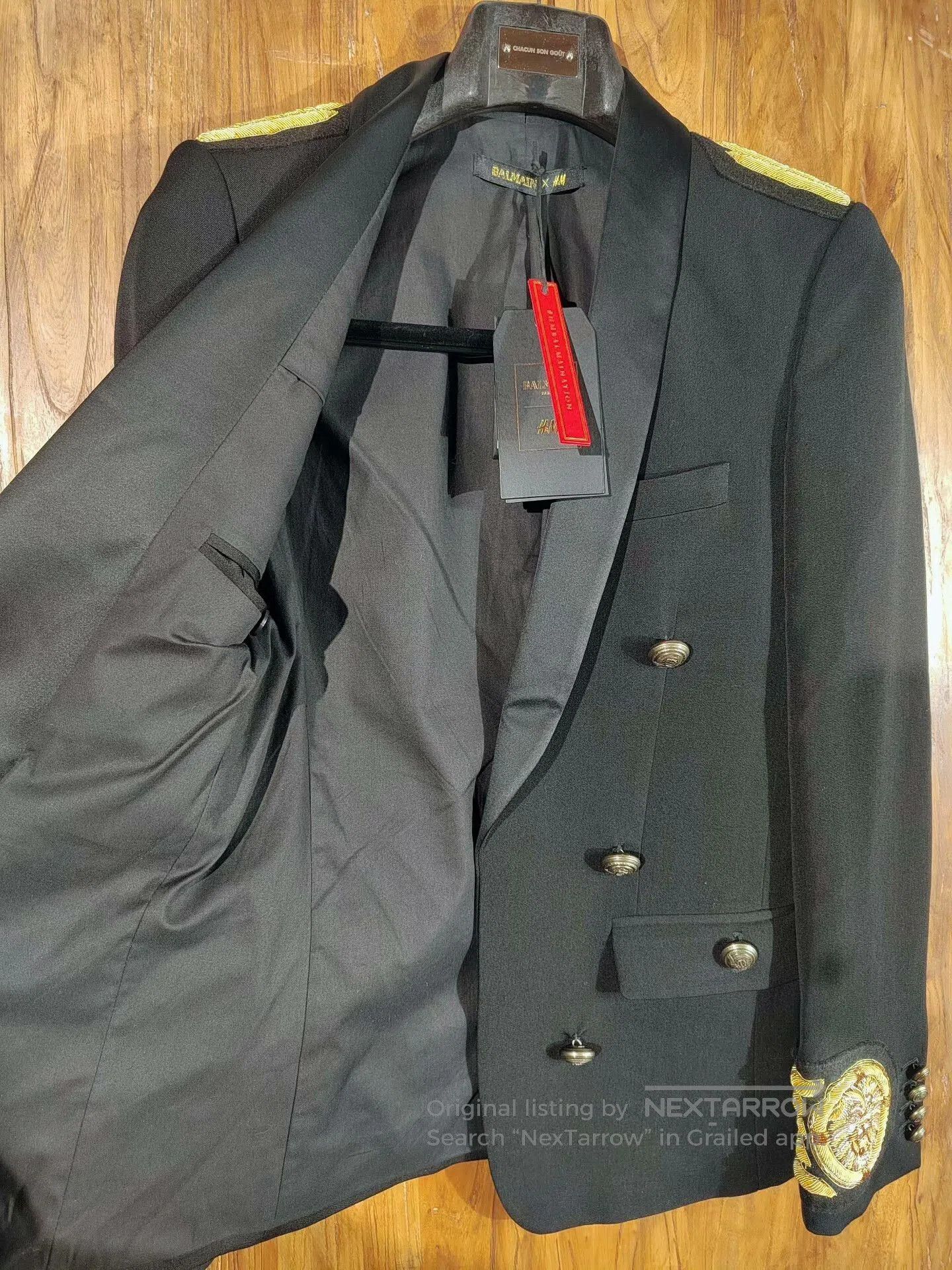 Balmain Balmain x H&M Double Breasted Blazer. Size US XS / EU 42 / 0 - 2 Thumbnail