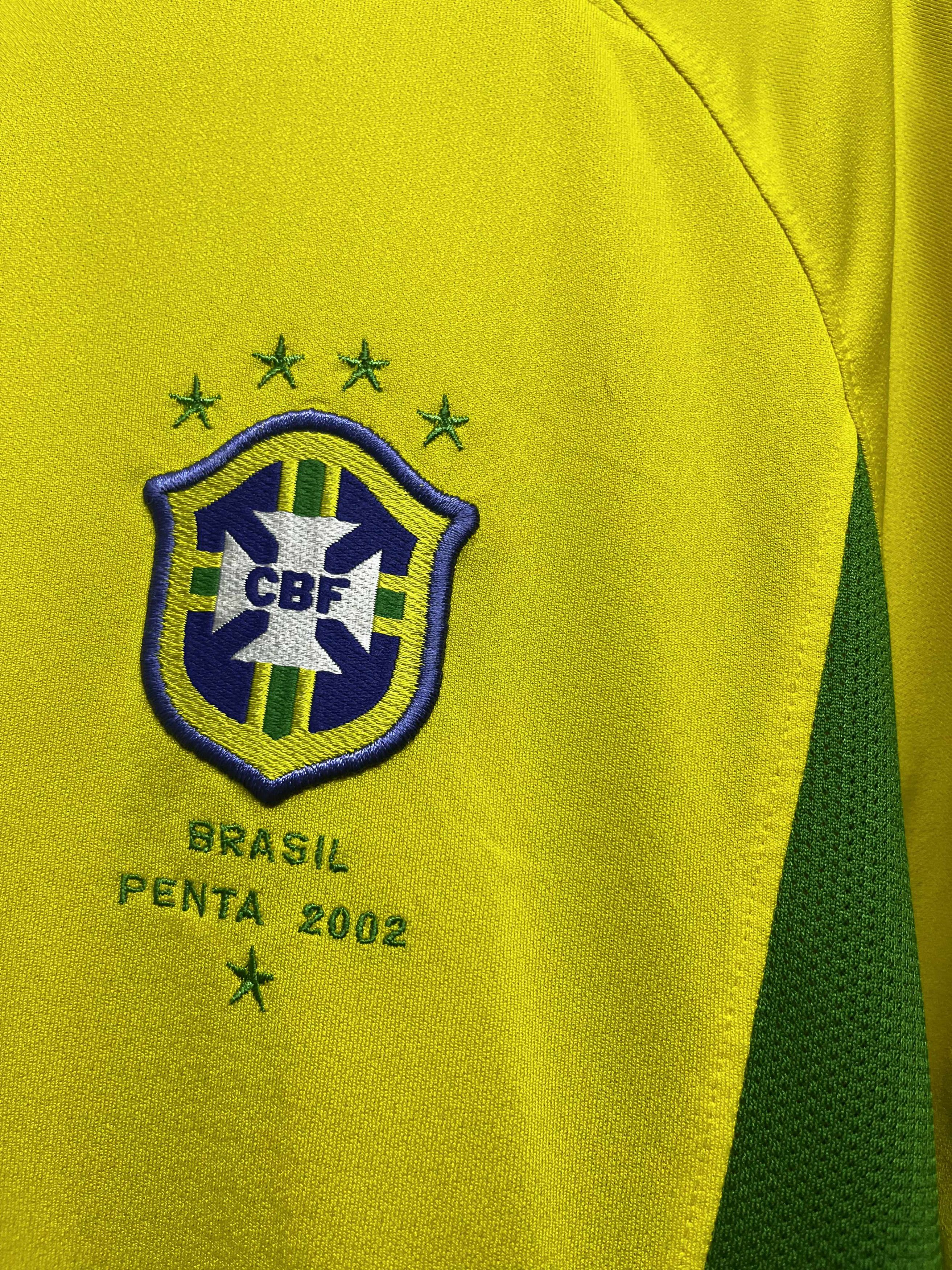 Other Jersey Vintage Brazil 2002 World Cup Home Shirt Original Size US XL / EU 56 / 4 - 7 Thumbnail