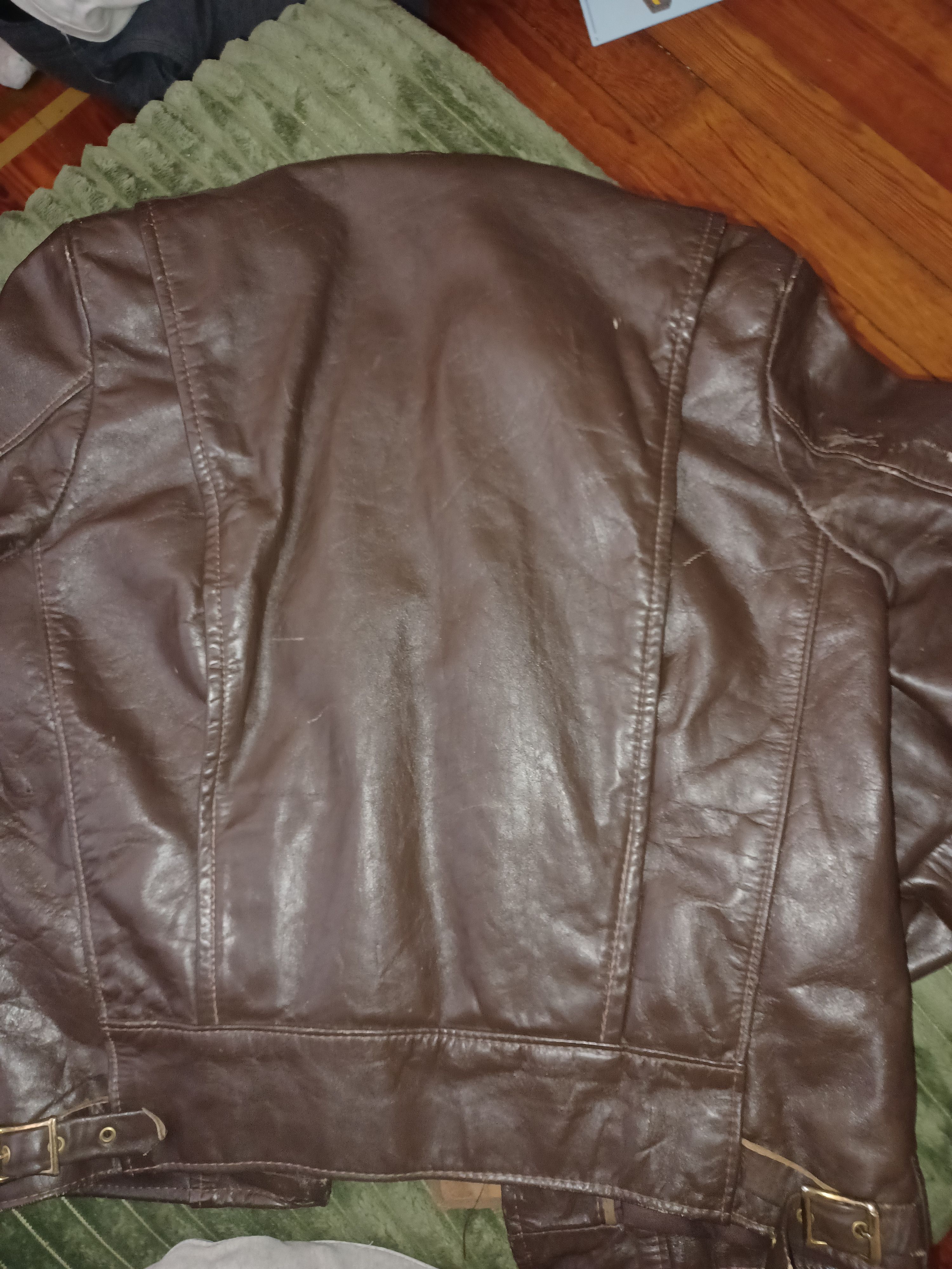 Brooks 1960 to 1970 Brooks leather sportswear motorcycle jacket Size US S / EU 44-46 / 1 - 6 Thumbnail