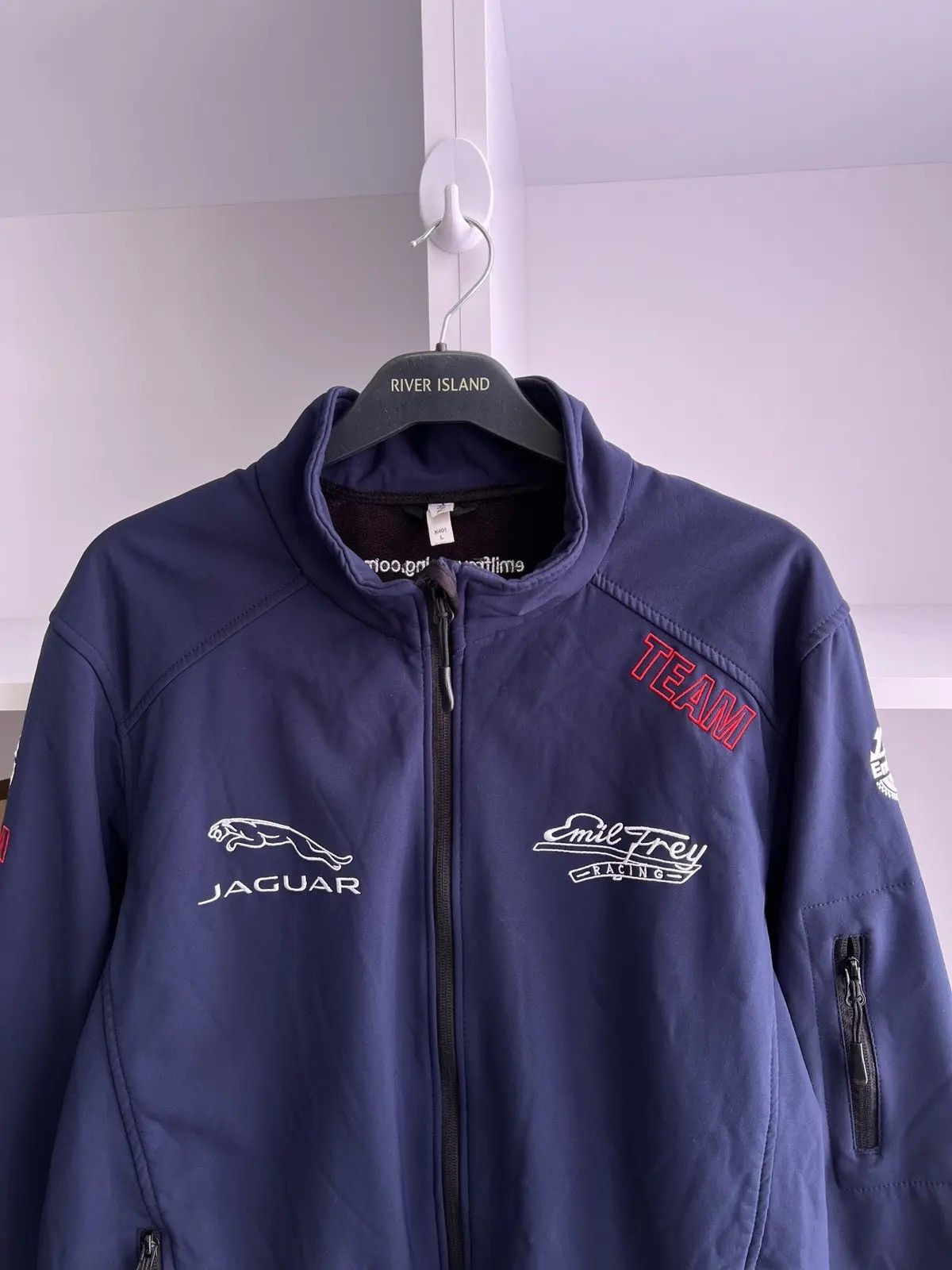 Vintage Vintage Jaguar softshell racing jacket Size US L / EU 52-54 / 3 - 5 Thumbnail