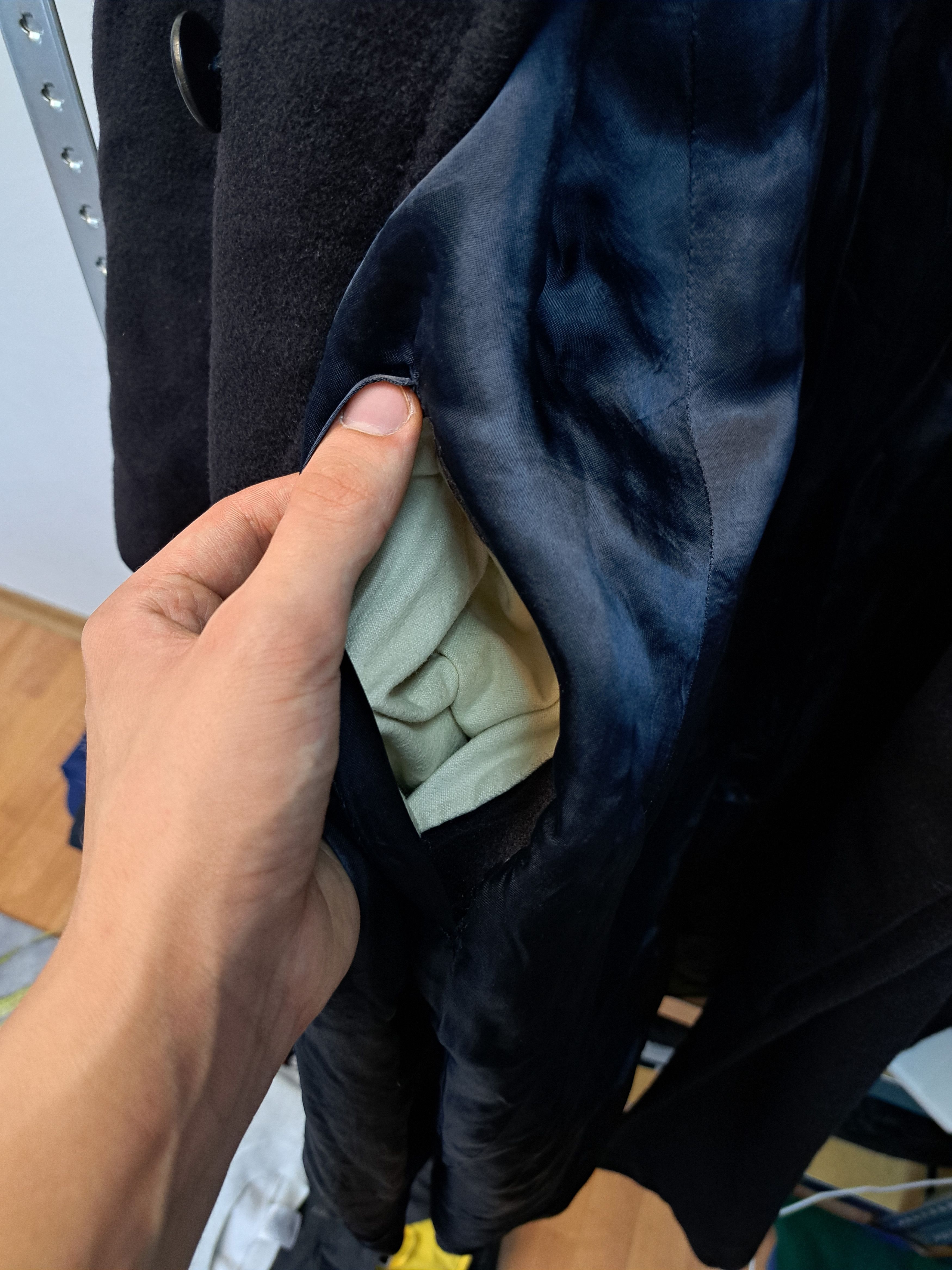 Aquascutum Aquascutum 100% Cashmere Long Navy Winter Coat Size US L / EU 52-54 / 3 - 6 Thumbnail
