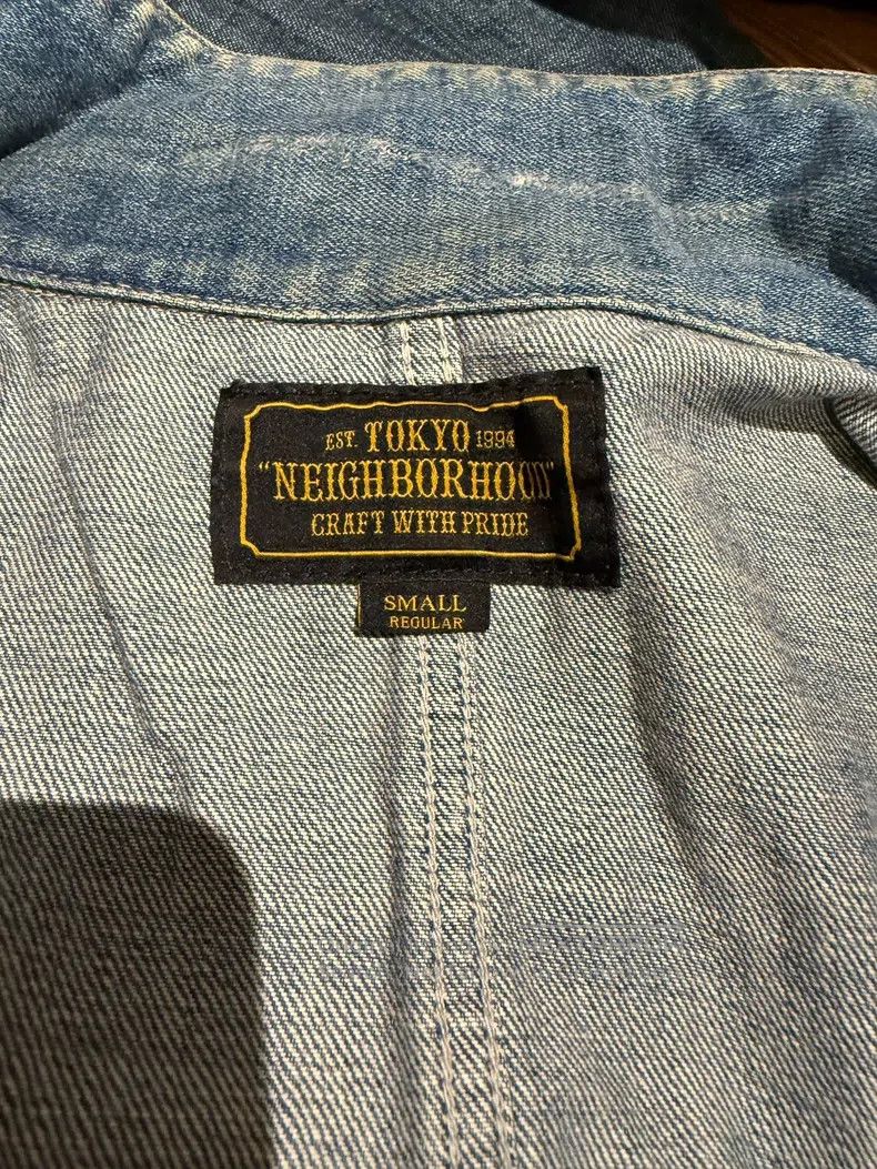 Neighborhood Neighborhood Washed Denim Work Jacket Size US S / EU 44-46 / 1 - 3 Thumbnail