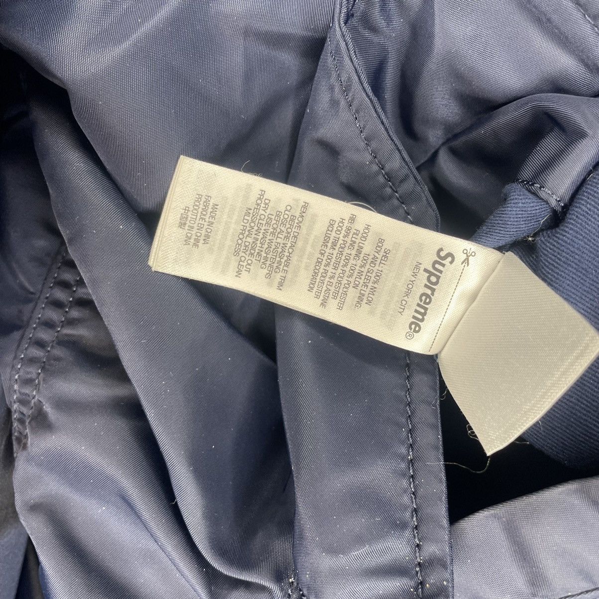 Playboy × Supreme Supreme play boy hooded ma1 jacket Size US L / EU 52-54 / 3 - 4 Thumbnail