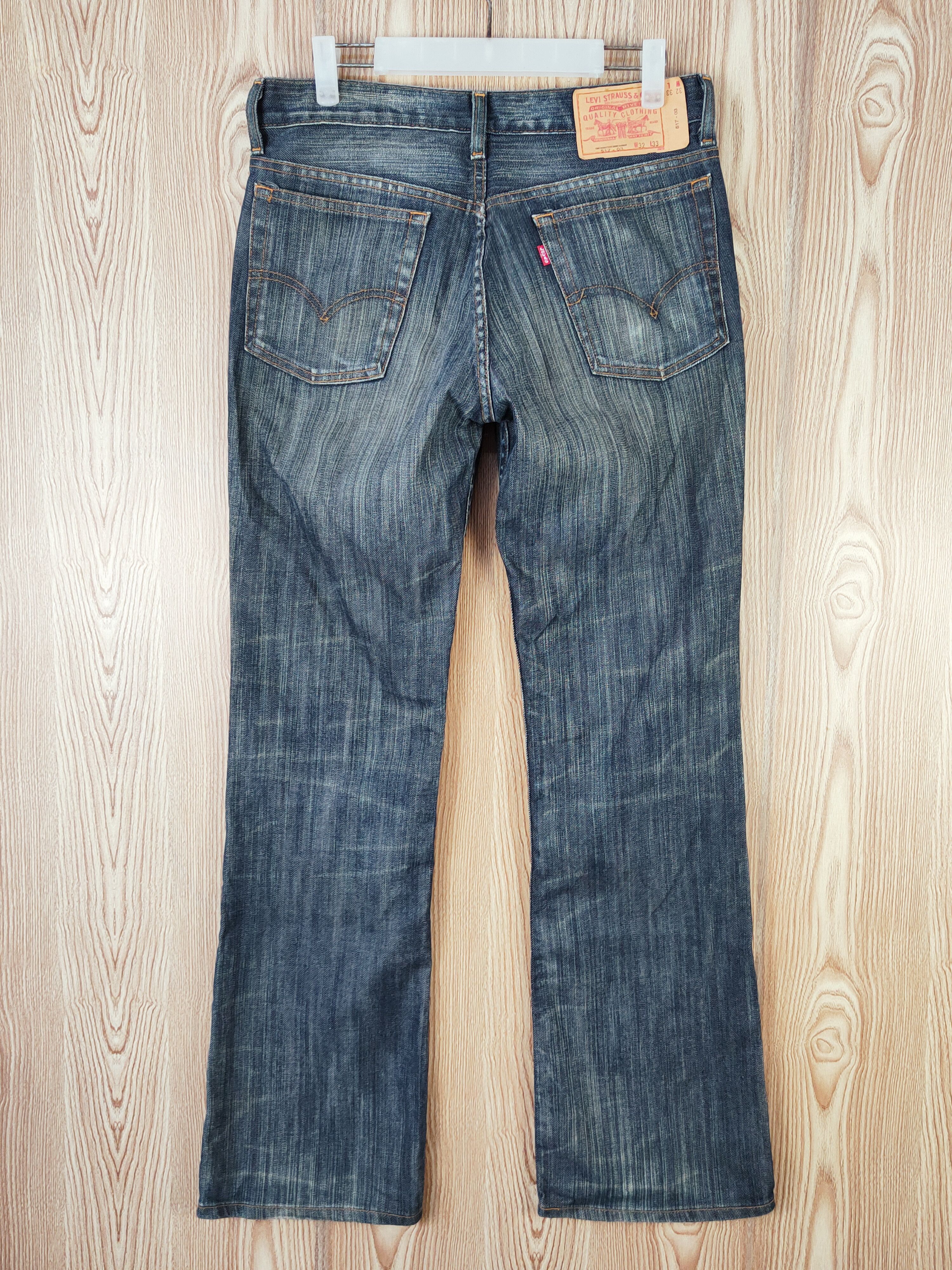 Levi's 517 Levi's Dark Blue Distressed Ripped Jeans #W489 Size US 32 / EU 48 - 7 Thumbnail