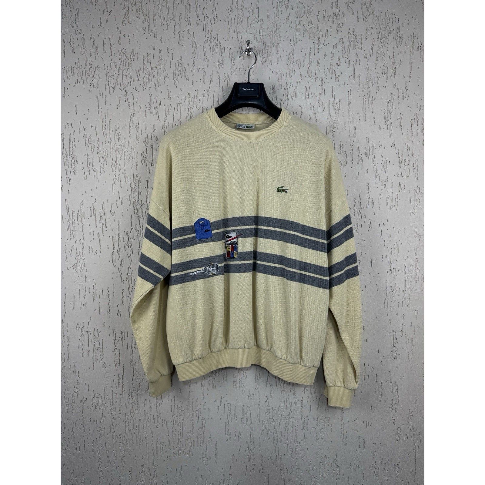 Lacoste Chemise Lacoste Vintage Jumper Mens Size 5 Large Tennis Embr Size US L / EU 52-54 / 3 - 1 Thumbnail