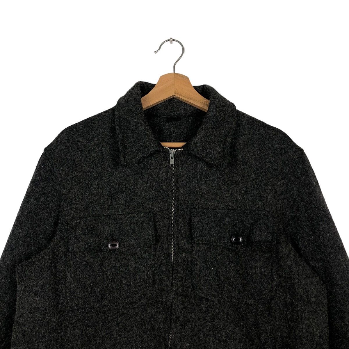 Japanese Brand 🔥90’s Vintage Wool Jacket Monogram Union Made Garments Size US M / EU 48-50 / 2 - 2 Thumbnail
