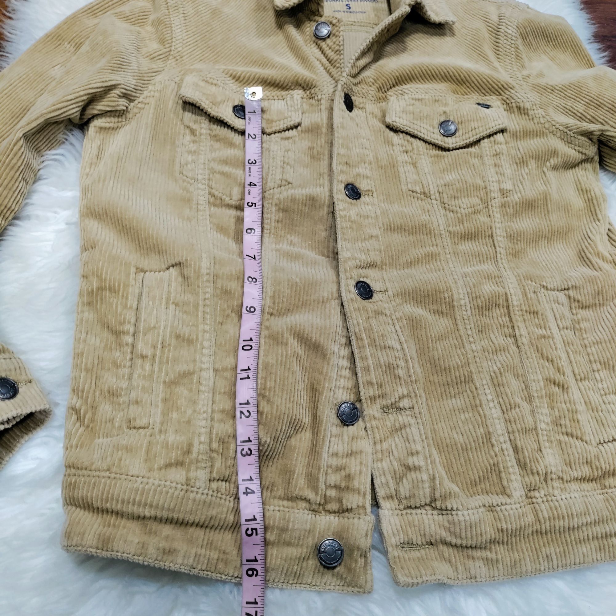 ONLY & SONS Only & Sons Cotton Blend Button-Front Mens S Long Sleeve Cor Size US S / EU 44-46 / 1 - 10 Thumbnail