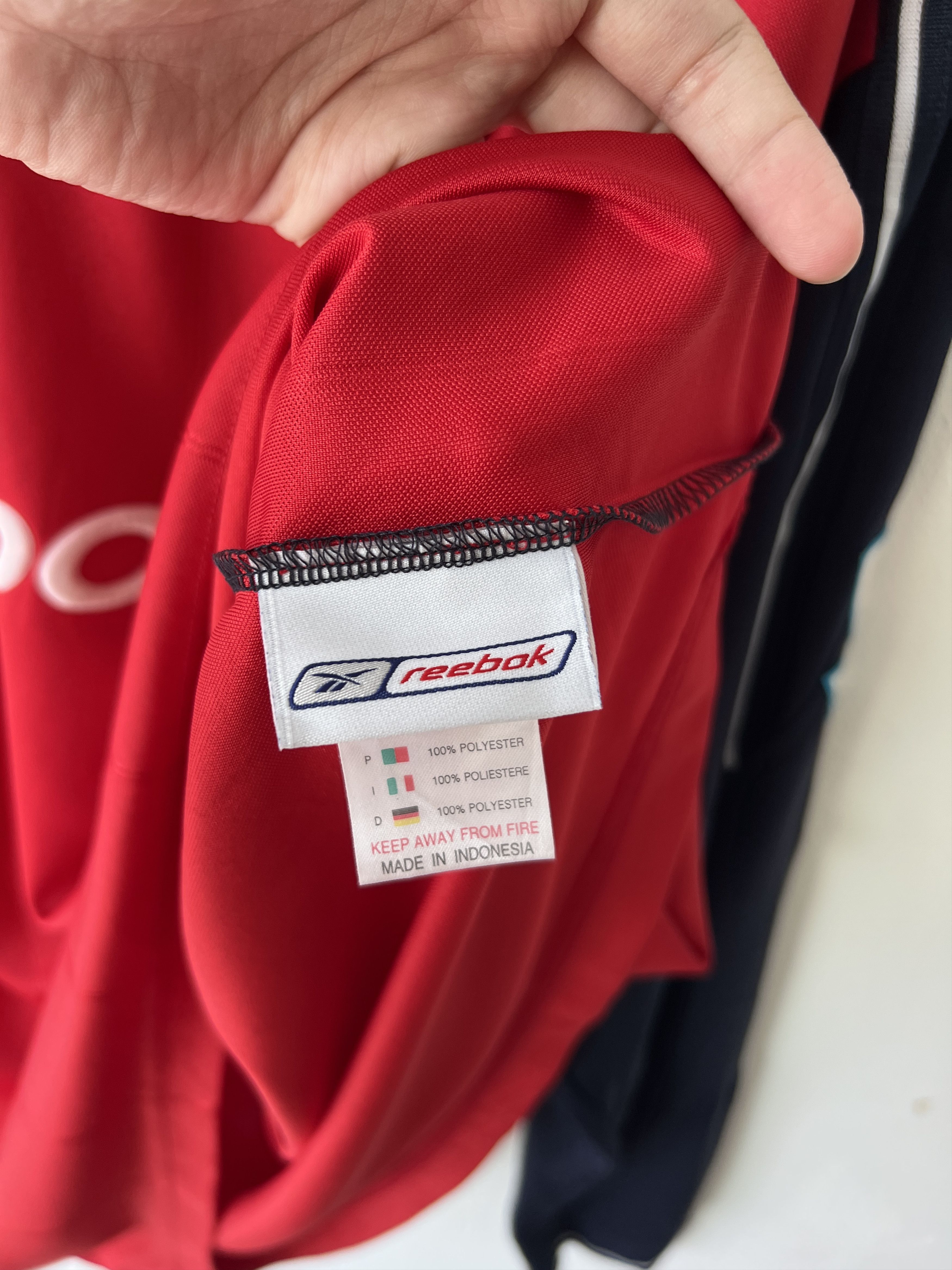Reebok (XL) Bolton 2003-05 Away Long Sleeve Shirt Barness #2 Kit Size US XL / EU 56 / 4 - 4 Thumbnail