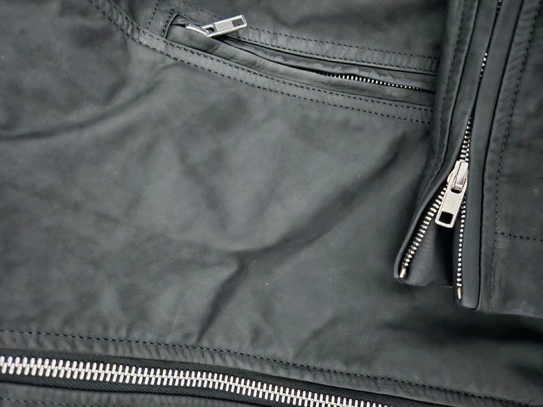 Rick Owens Rick Owens Men’s Black Leather Jacket-2505 Size US L / EU 52-54 / 3 - 3 Thumbnail
