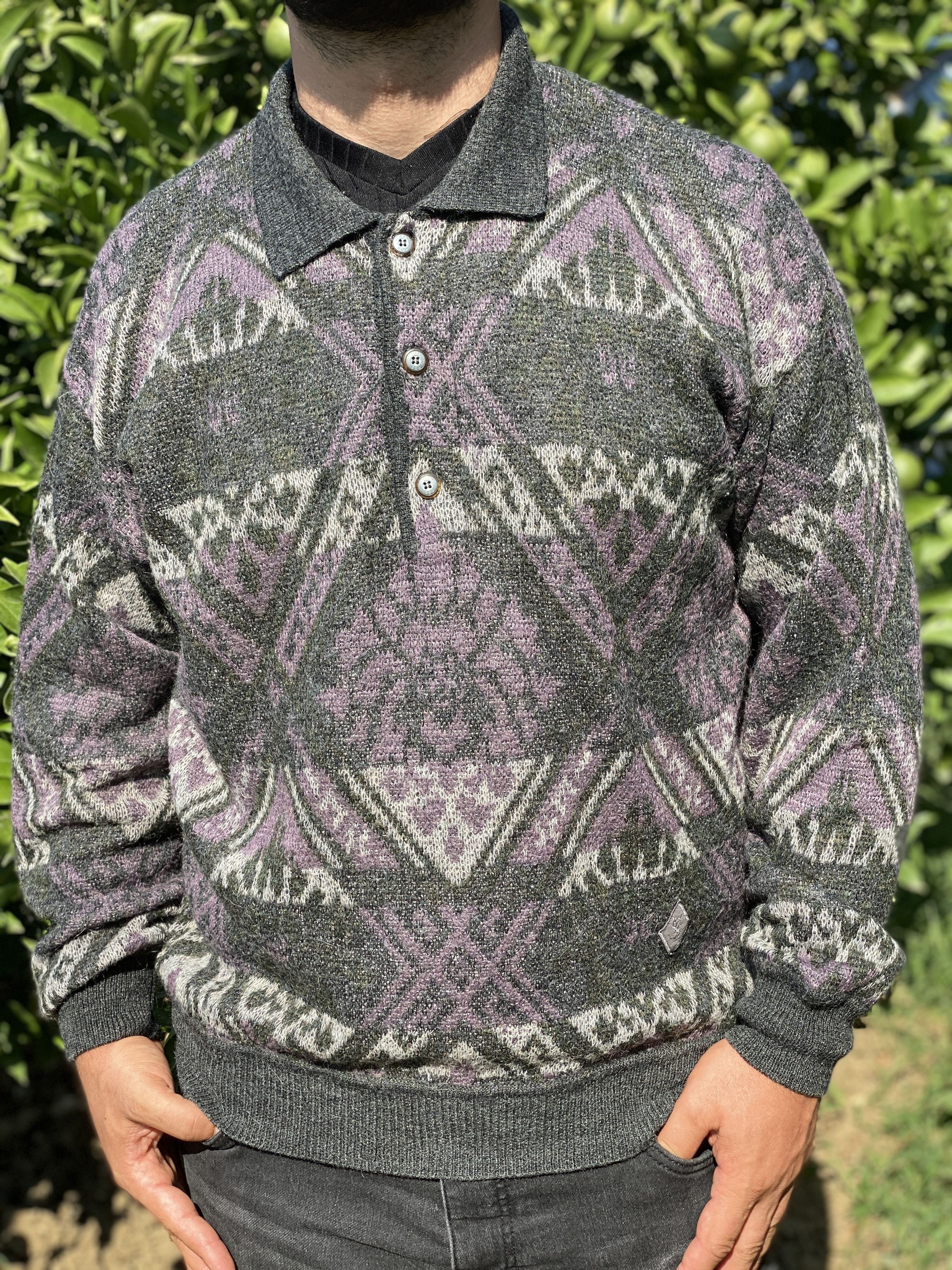 Vintage × Yves Saint Laurent 1993 YSL Yves Saint Laurent Pullover Retro Sweater Size 6 XL Size US XL / EU 56 / 4 - 11 Thumbnail