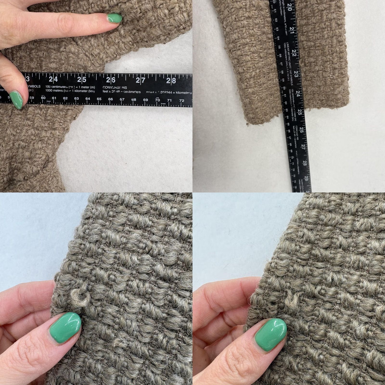 Calvin Klein Calvin Klein Pea Coat Womens Plus 2X Brown Belted Wool Blend Tweed Workwear Northwest? Size XXL / US 16-18 / IT 52-54 - 8 Thumbnail
