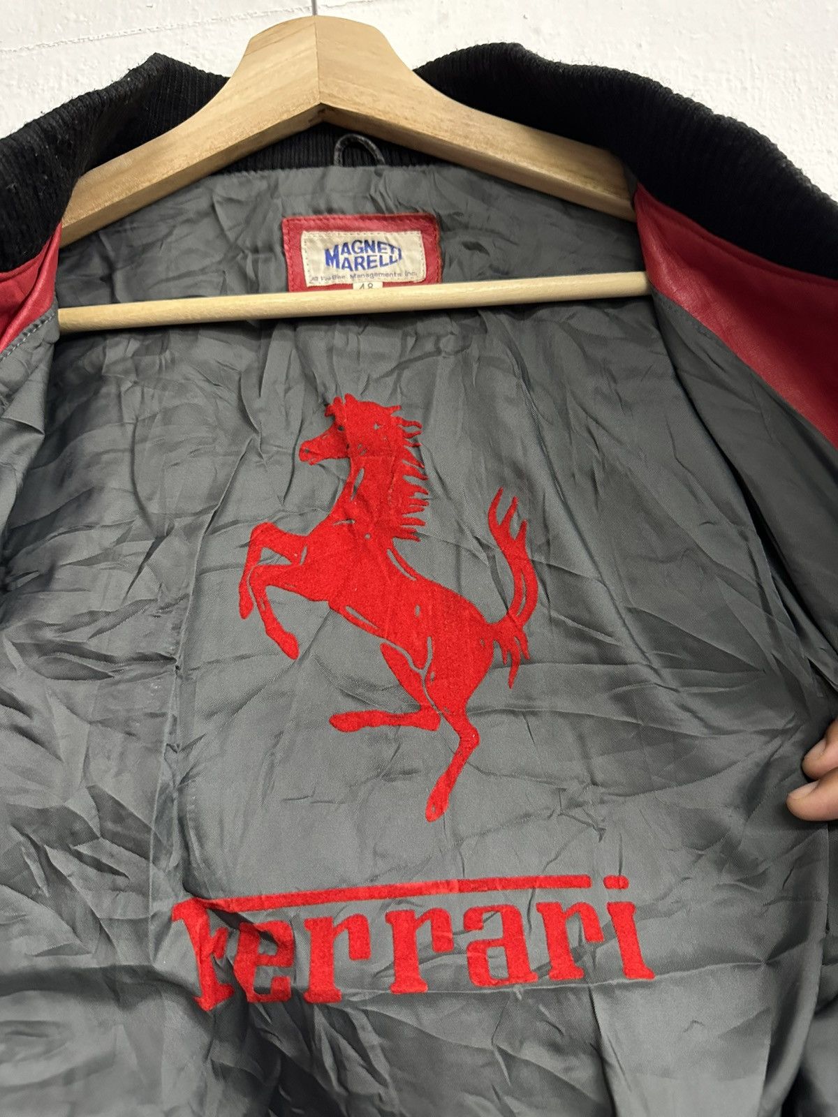 Ferrari 90’s Rare Ferrari Magneti Marelli Leather Jacket Size US M / EU 48-50 / 2 - 13 Thumbnail