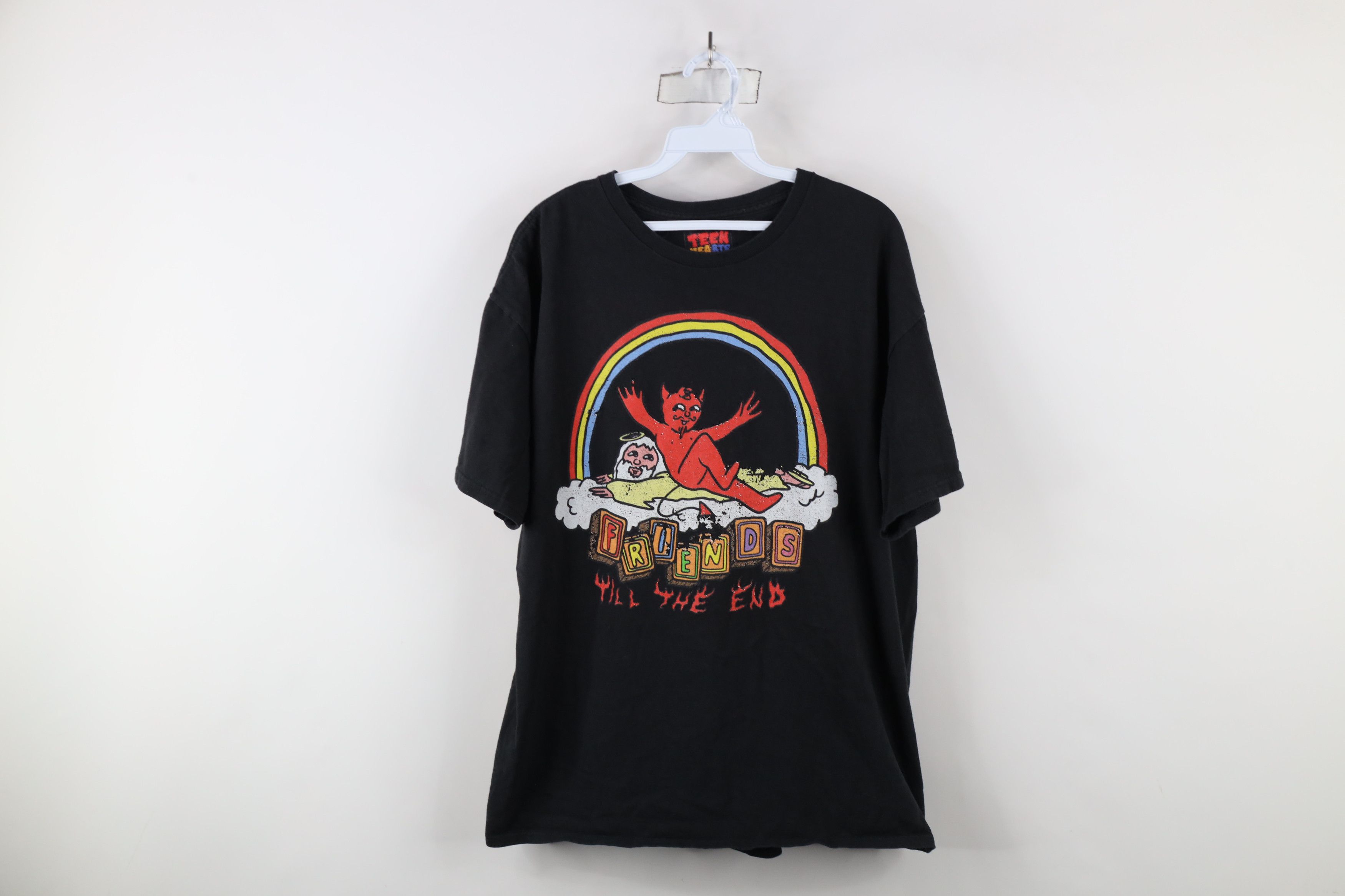 Vintage Y2K Streetwear Till The End God Devil Rainbow T-Shirt Size US XL / EU 56 / 4 - 1 Thumbnail