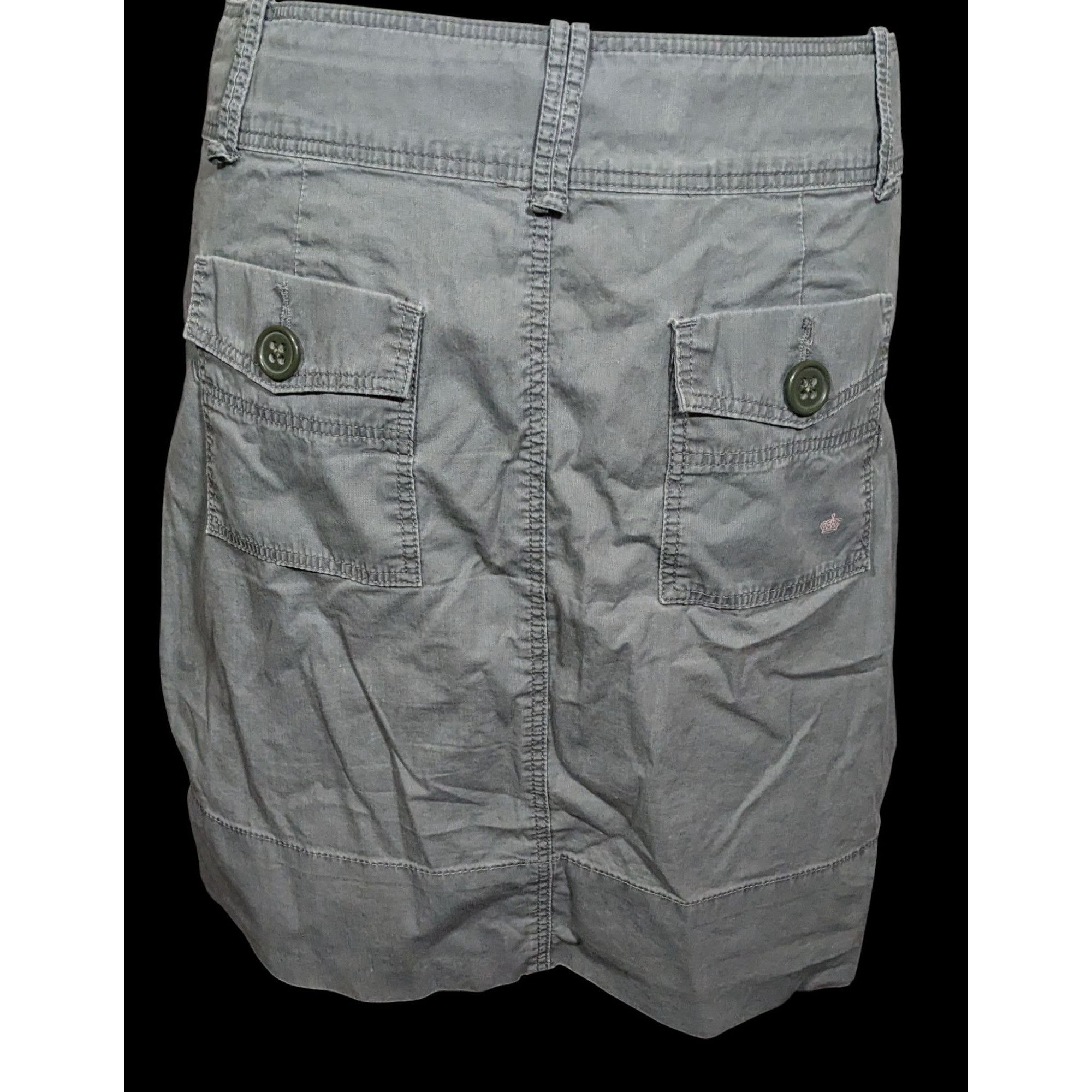 Other G-1 Grey Utility Skirt With Pockets And Drawstring Size 26" / US 2 / IT 38 - 2 Thumbnail