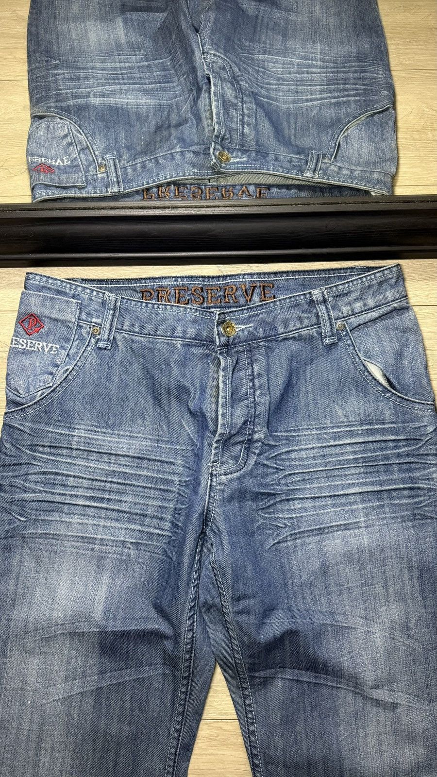 JNCO Y2K 2000s Dragon Embroidered Preserve Straight Stacked Denim Size US 34 / EU 50 - 4 Thumbnail