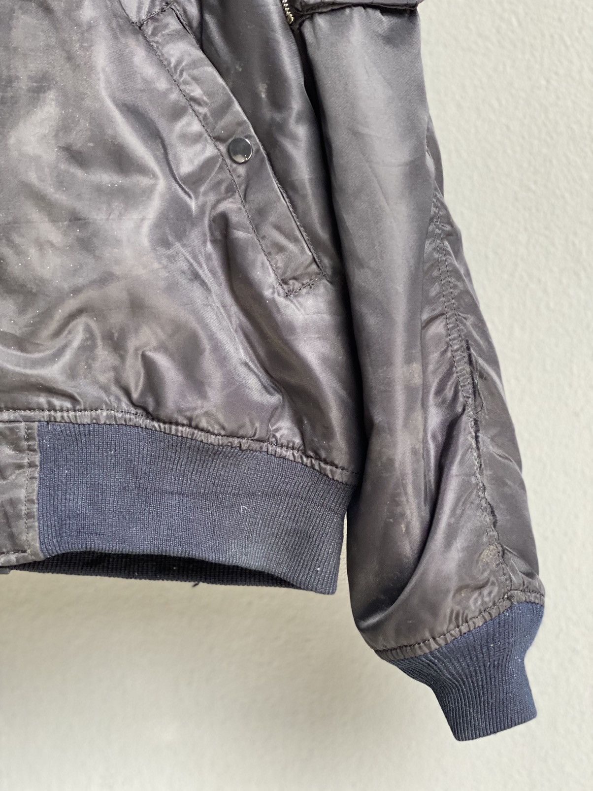 Japanese Brand Vintage USS Enterprise Tomcat Patch Bomber Jacket Size US L / EU 52-54 / 3 - 3 Thumbnail