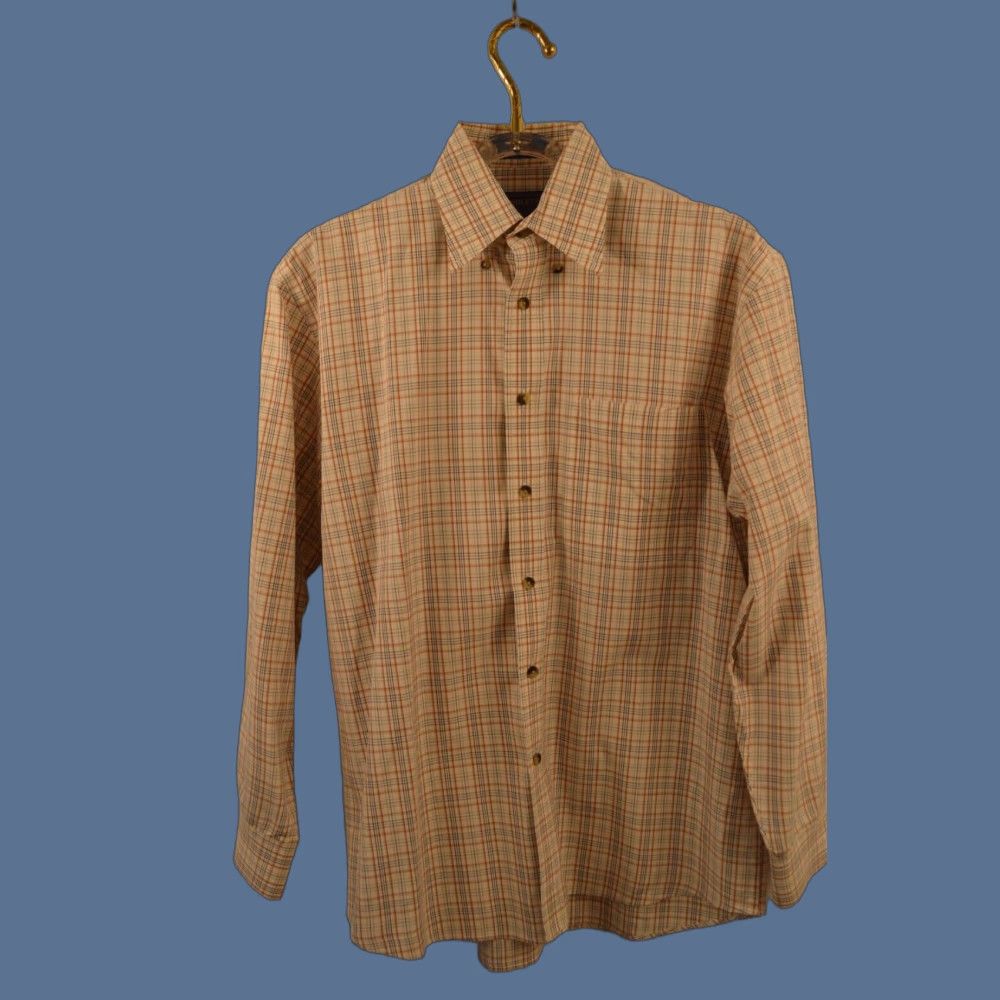 Pendleton Pendleton Broadway Cloth Shirt Medium Men's Long Sleeve White Plaid Size US M / EU 48-50 / 2 - 1 Thumbnail