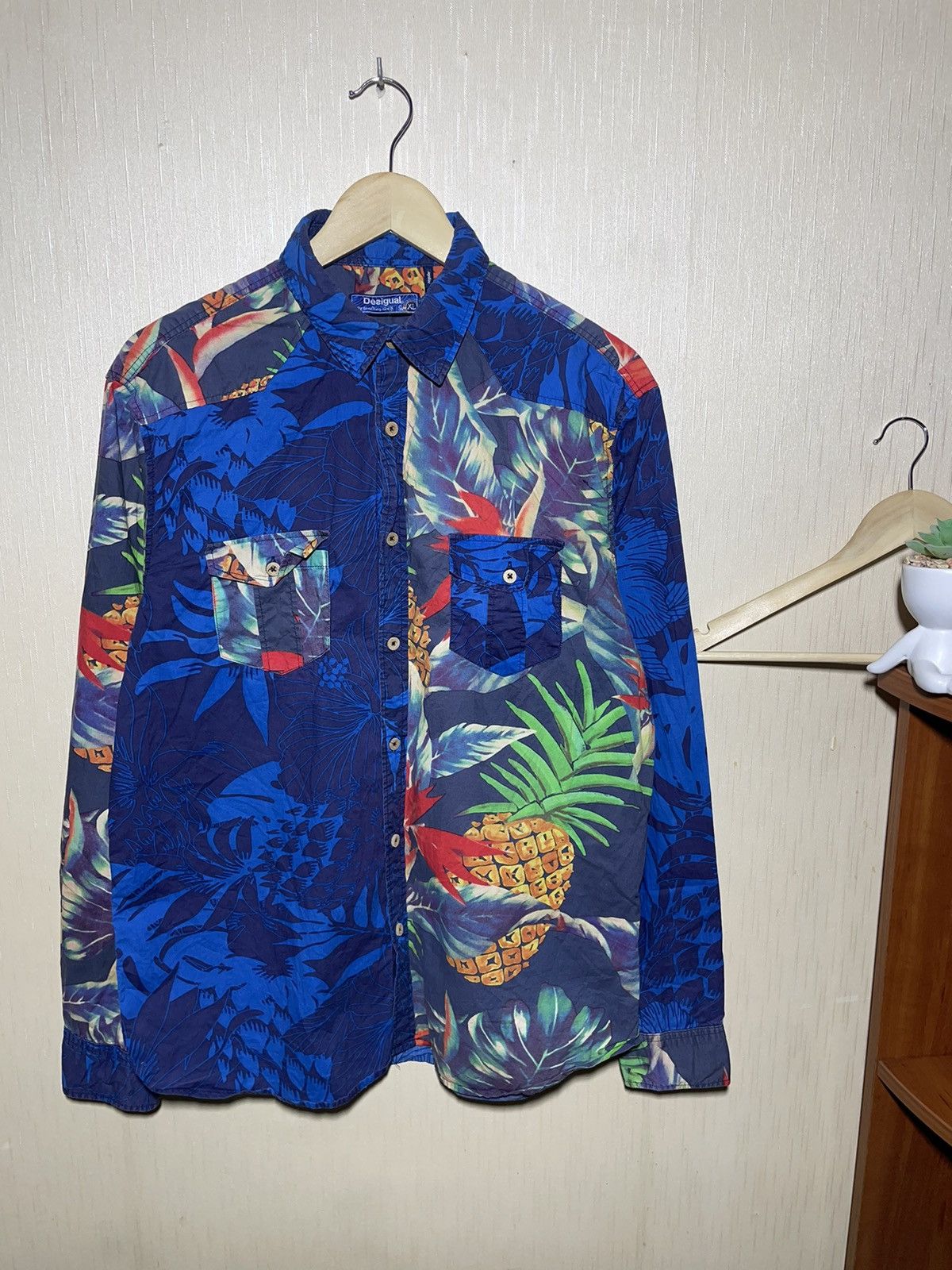 Desigual × Vintage Desigual crazy shirt vintage streetwear Size US XL / EU 56 / 4 - 1 Thumbnail