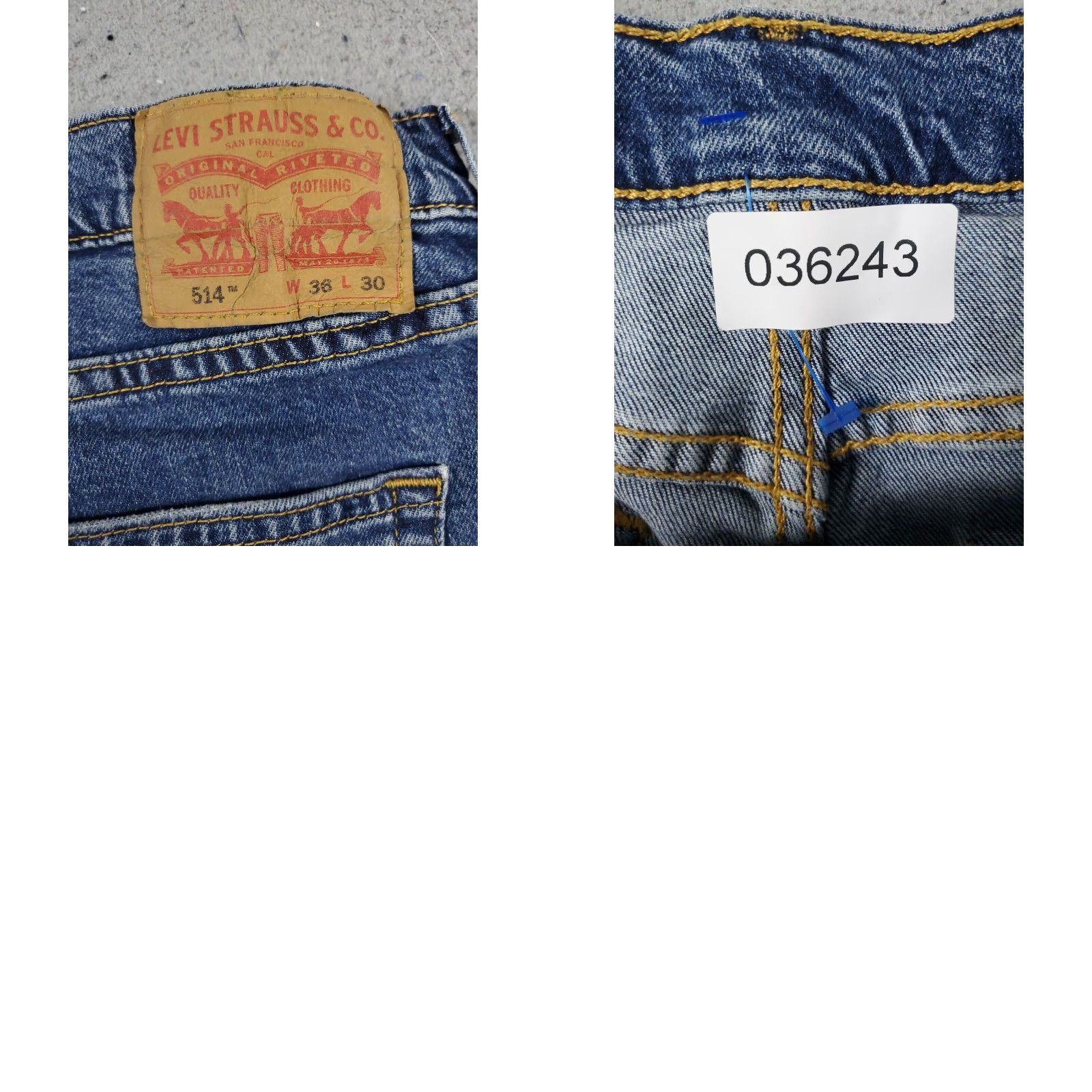 Levi's Mens Levis Jeans 36x30 Extra Large Straight Leg Blue Casual Denim Pants Size US 36 / EU 52 - 8 Thumbnail