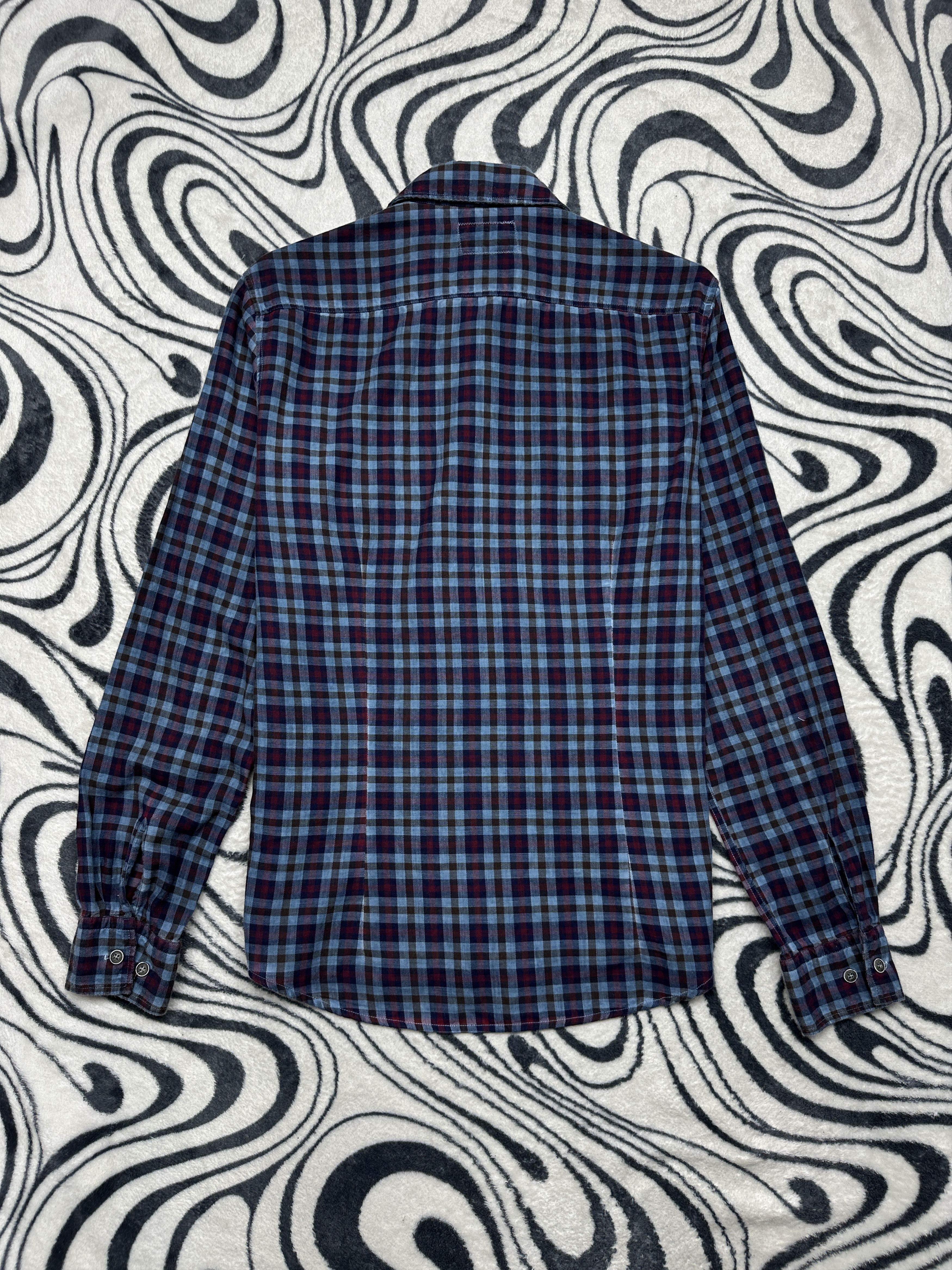 Barbour Barbour International Mens Flannel Plaid Shirt Size US S / EU 44-46 / 1 - 6 Thumbnail