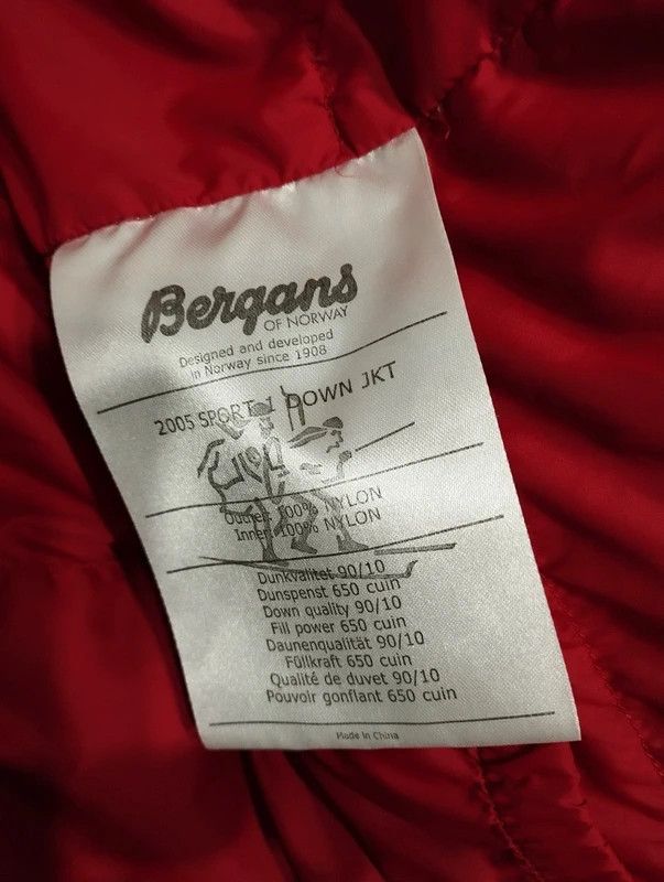 Bergans of Norway Bergans Sport 1 Down jacket Limited Edition size L RARE Size US L / EU 52-54 / 3 - 8 Thumbnail