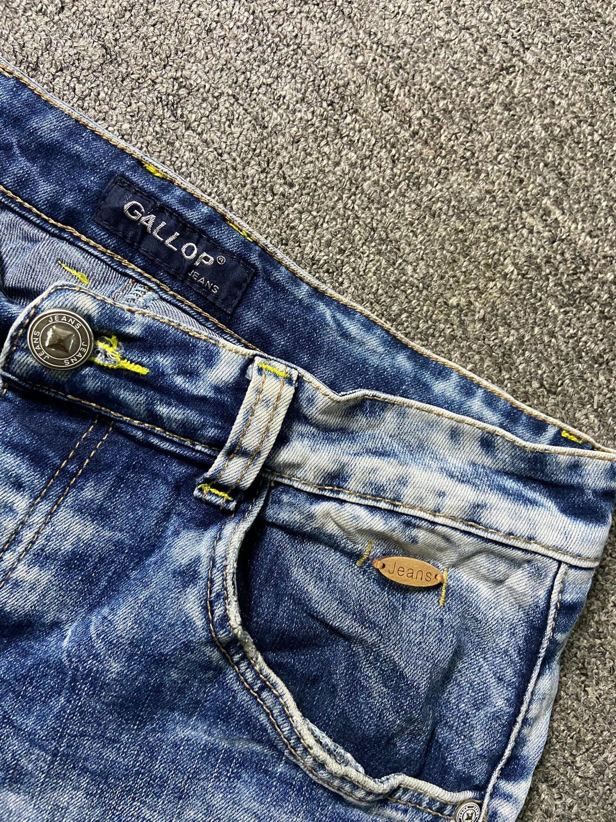 Japanese Brand × Seditionaries × Vintage GALLOP Brand Distressed Acid Wash Denim Jeans (132) Size US 32 / EU 48 - 5 Thumbnail