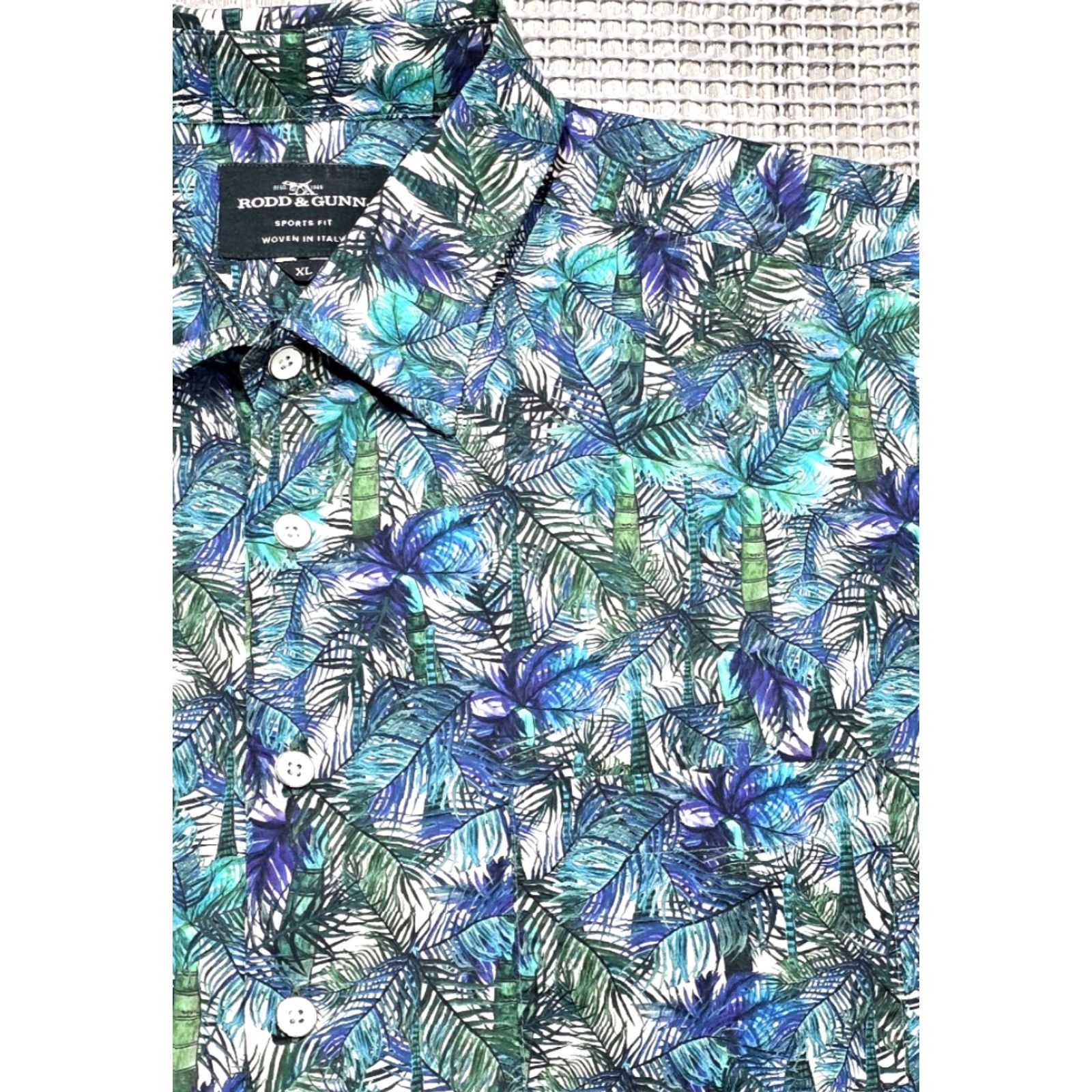 Rodd & Gunn Rodd & Gunn Sports Fit Shirt Men XL Multicolor Floral Short Sleeve Button Up Size US XL / EU 56 / 4 - 3 Thumbnail