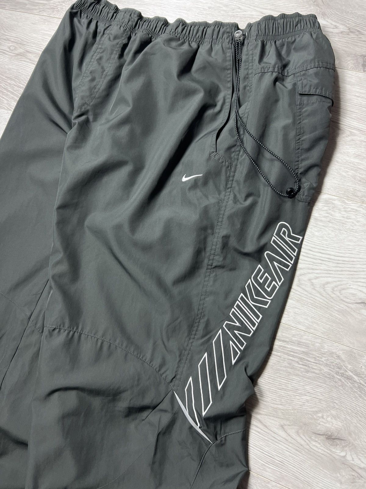 Nike Vintage Nike Air Big Logo Nylon Track Pants (Sweatpants) Size US 40 / EU 56 - 3 Thumbnail
