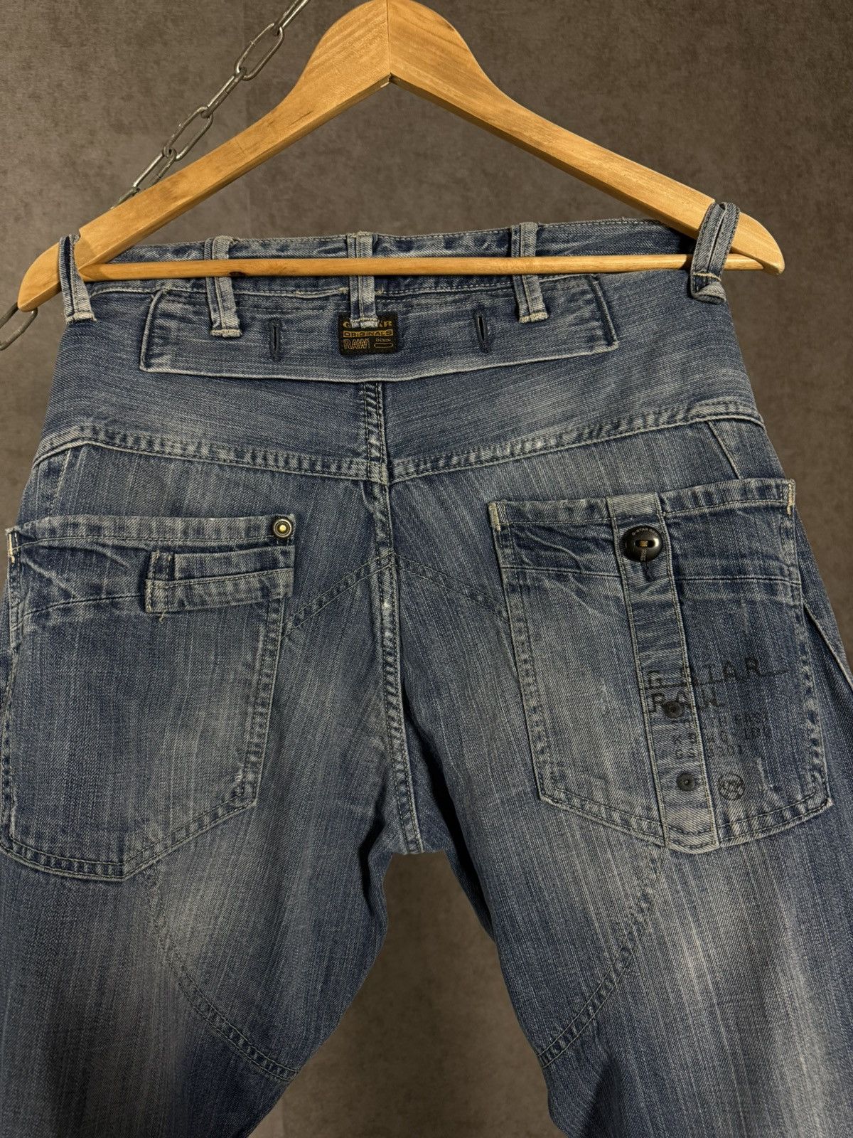 G-Star G Star Raw vintage designer biker jeans Size US 32 / EU 48 - 8 Thumbnail