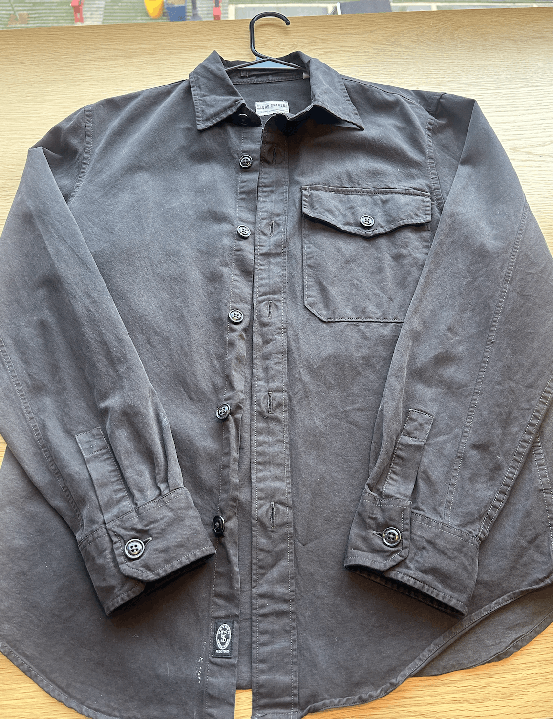Todd Snyder One Pocket Utility Shirt in Espresso Bean Size US S / EU 44-46 / 1 - 2 Thumbnail