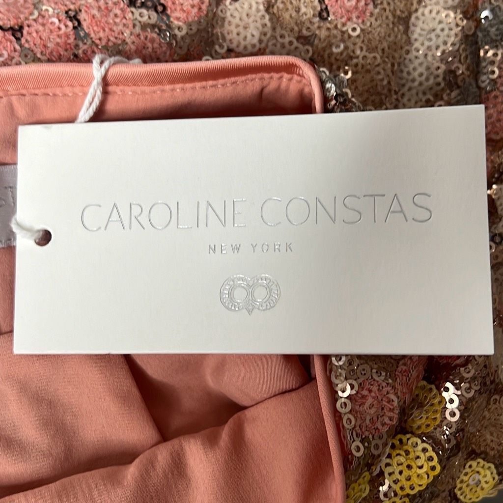 CAROLINE CONSTAS Caroline Constas Sequined Cropped Top and Mini Skirt Set NWT 6 Size M / US 6-8 / IT 42-44 - 11 Thumbnail