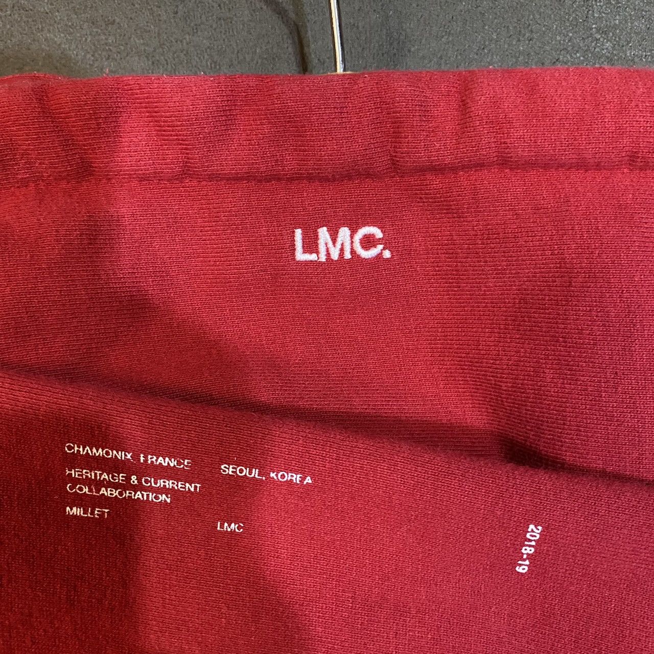 Japanese Brand LMC lost management cities hoodie red Size US M / EU 48-50 / 2 - 4 Thumbnail