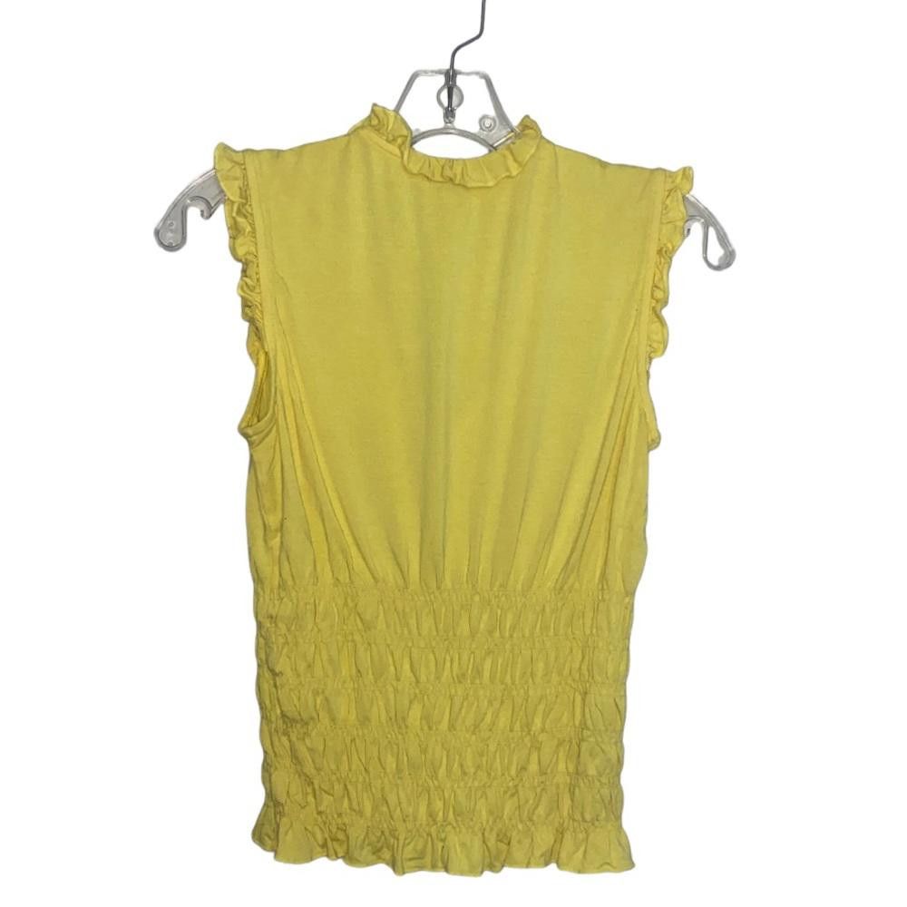 XOXO XOXO l Yellow Ruffle Scrunched Tank Size Medium Size M / US 6-8 / IT 42-44 - 2 Thumbnail